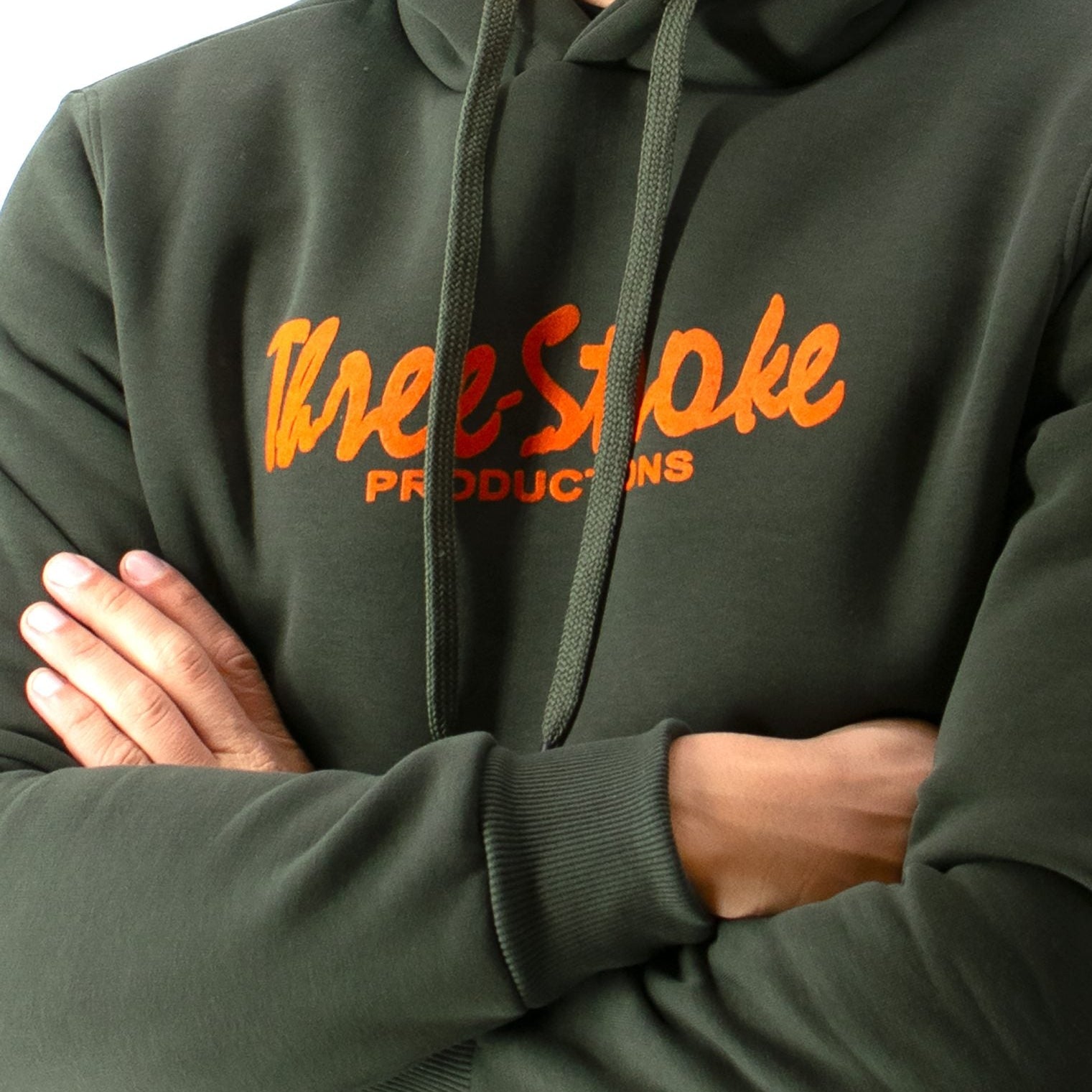 The Classic Hoodie 010 Three-Stroke AW25 - Army Green