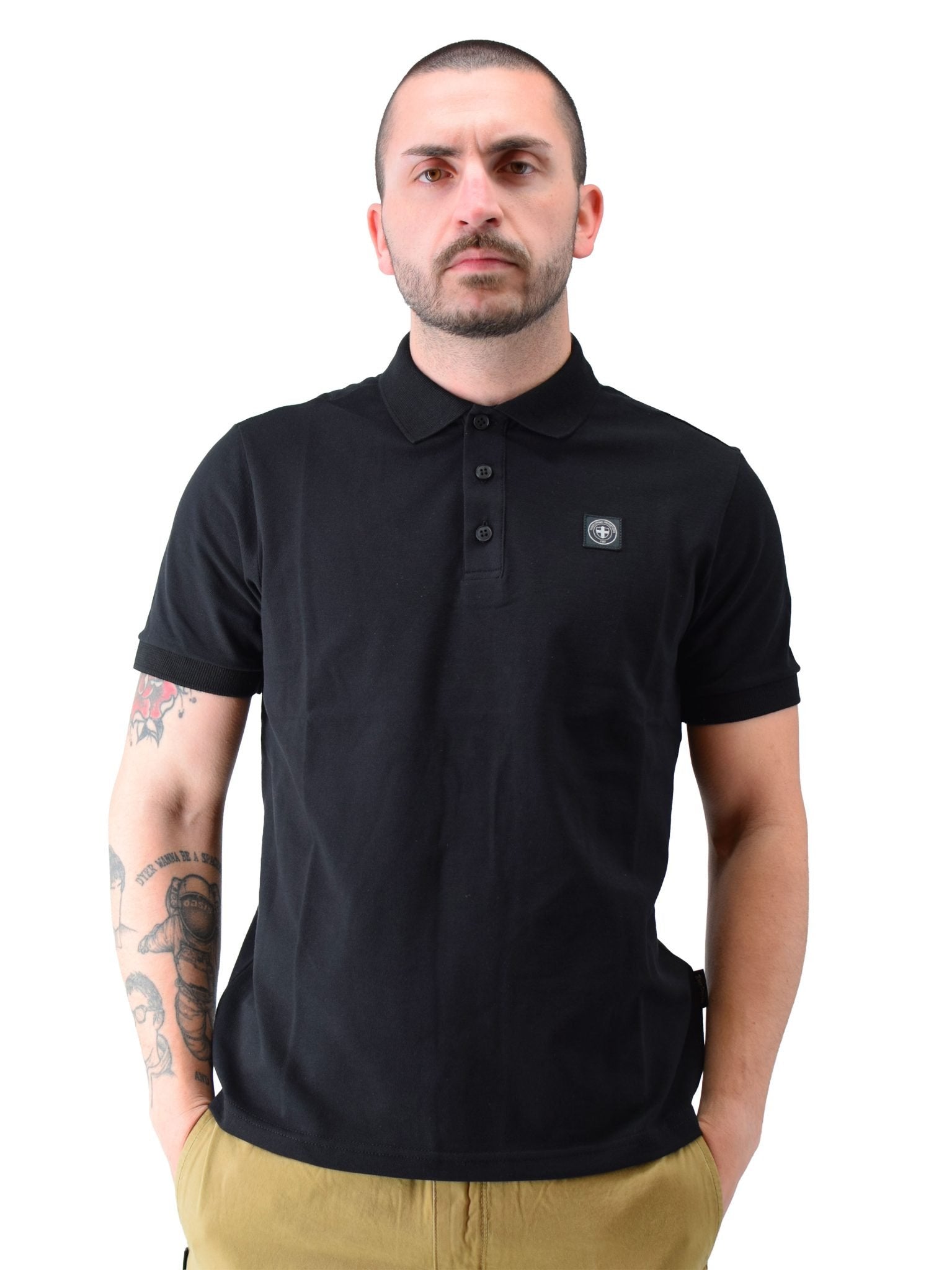 024 SS26 Brad Polo Three Stroke - Black