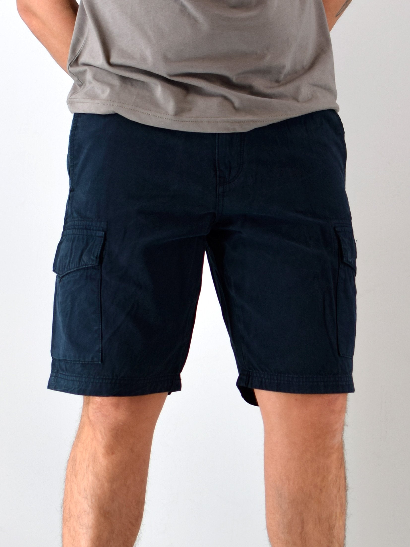 031 SS26 Explorer Cargo Short Three Stroke – Navy