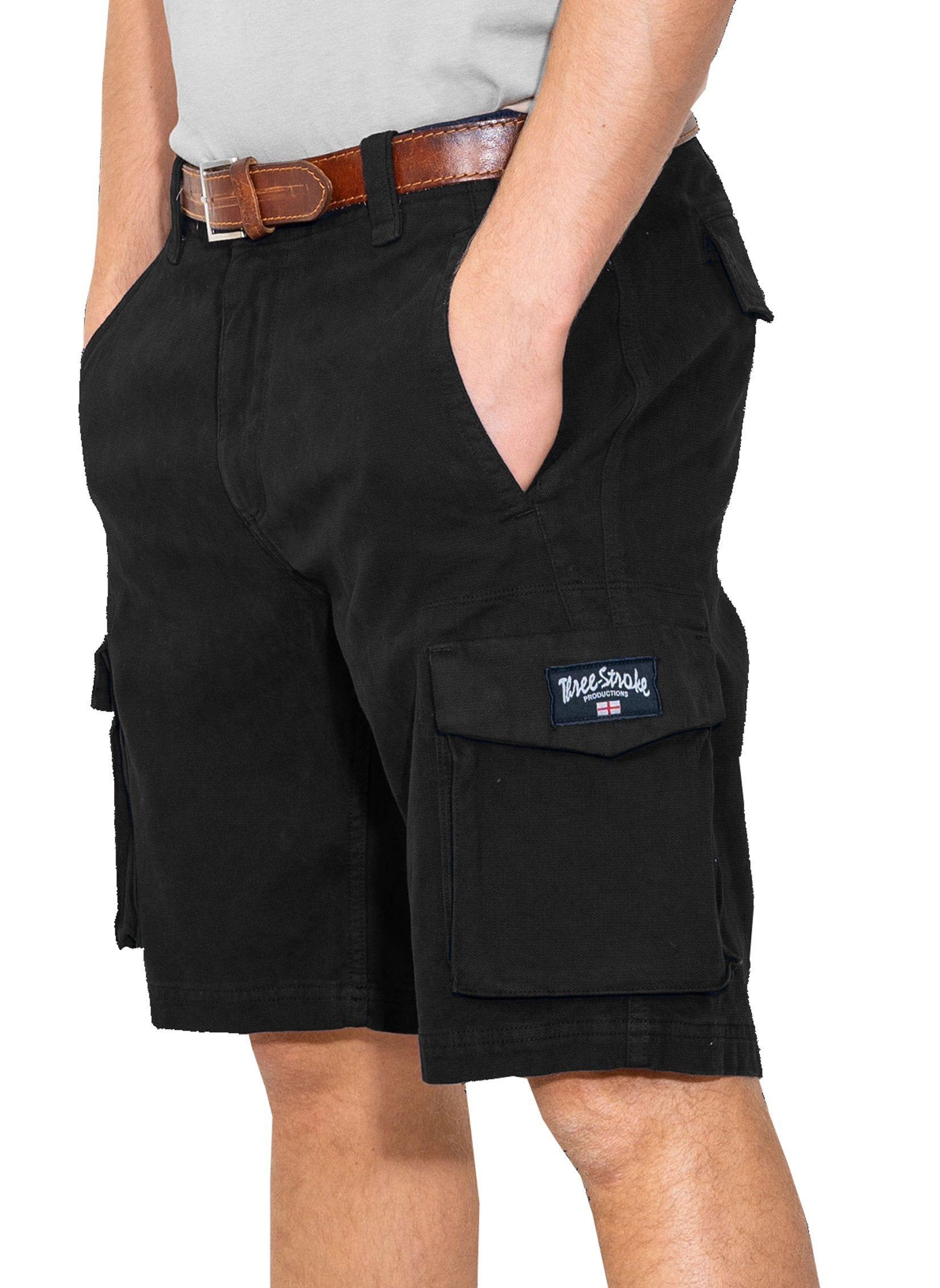 041-SS26 Combat Cargo Short Three Stroke – Blacksand