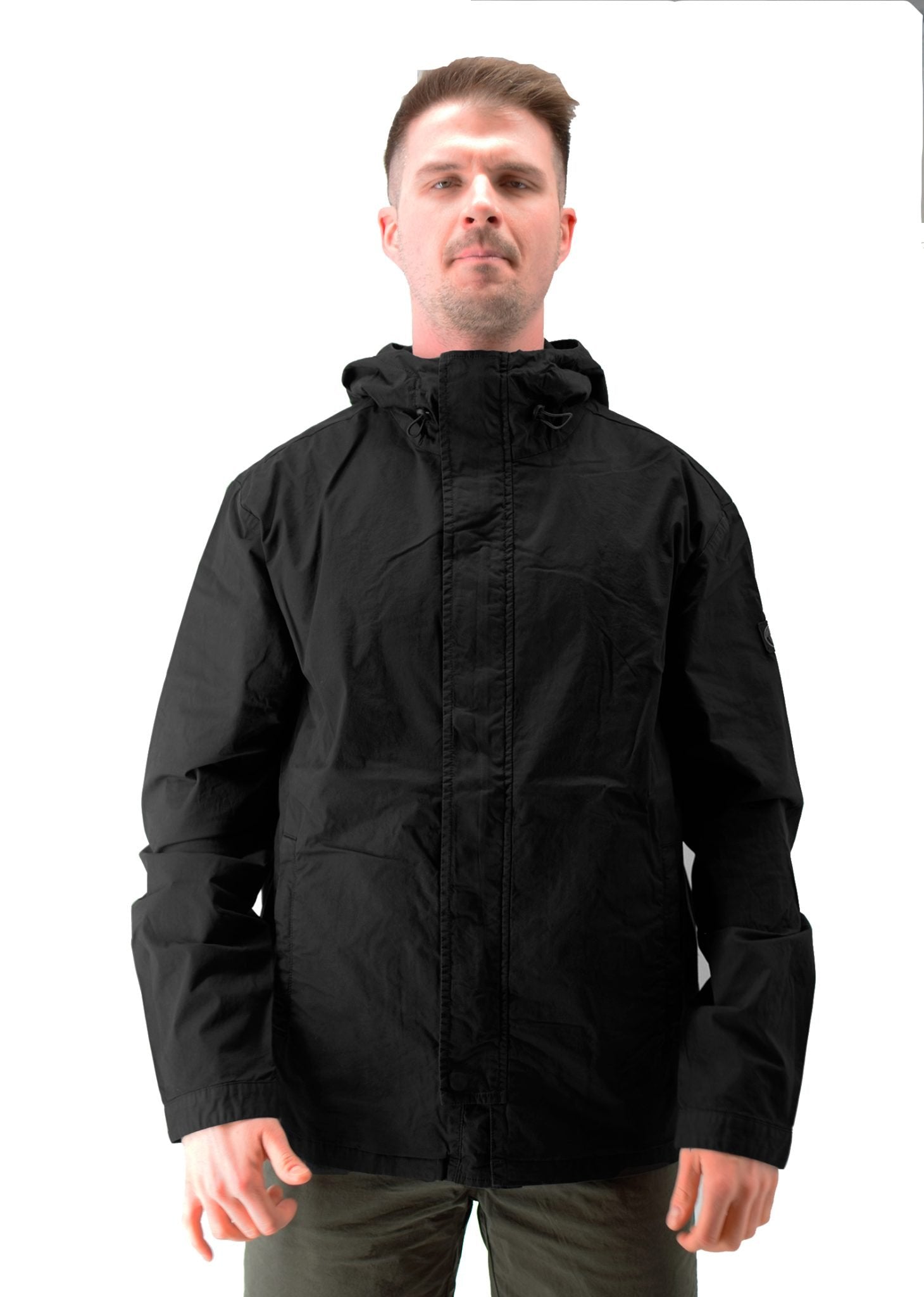 034 SS26 Patrol Jacket Three Stroke - Black