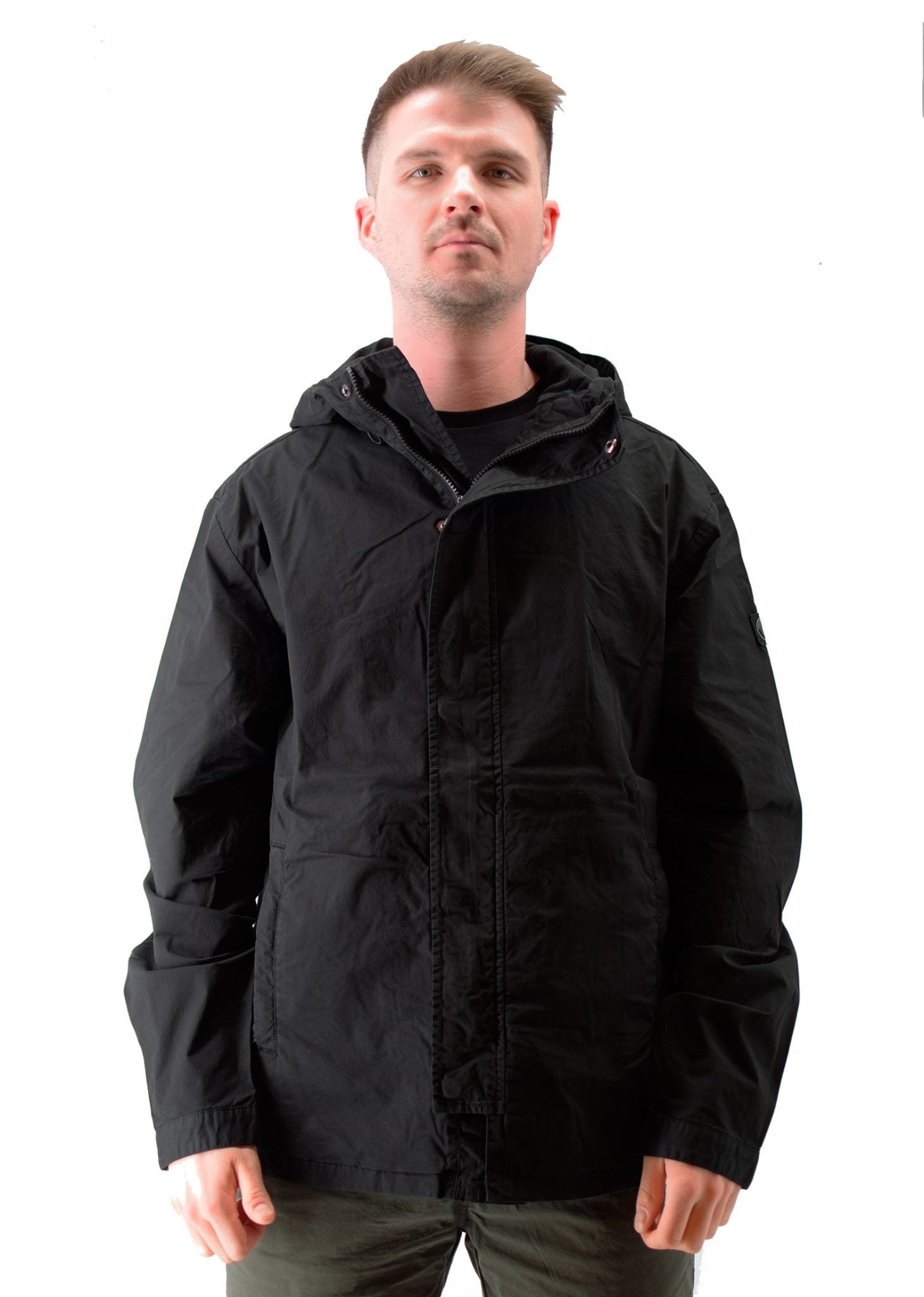 034 SS26 Patrol Jacket Three Stroke - Black