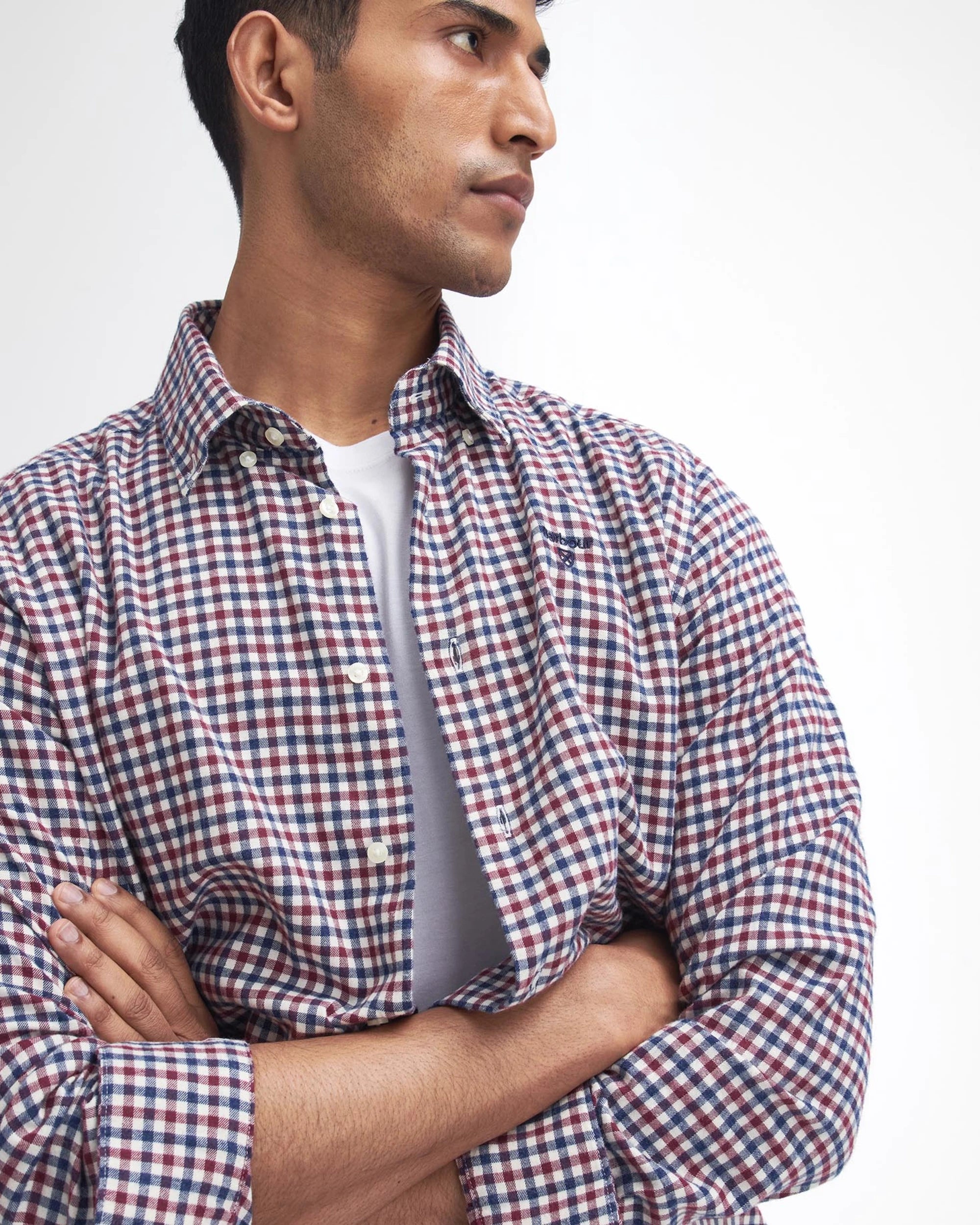 Finkle Tailored Shirt AW25 Barbour - Merlot