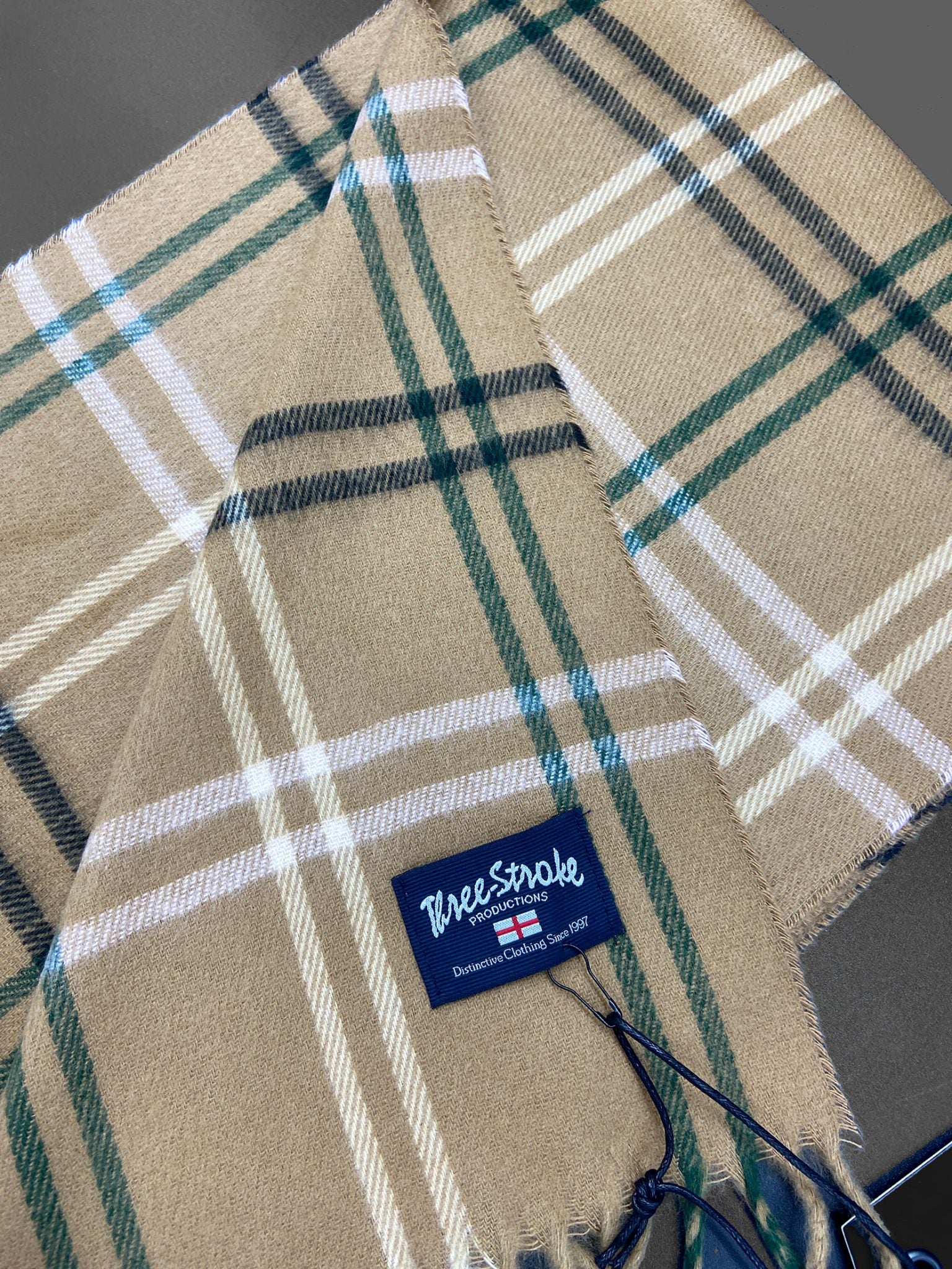 Scarf Vidar 048 Three-Stroke AW25 - Beige