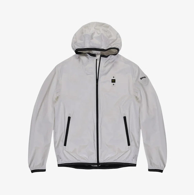 Taped Seams Windbreaker Farrin Blauer - Optical White