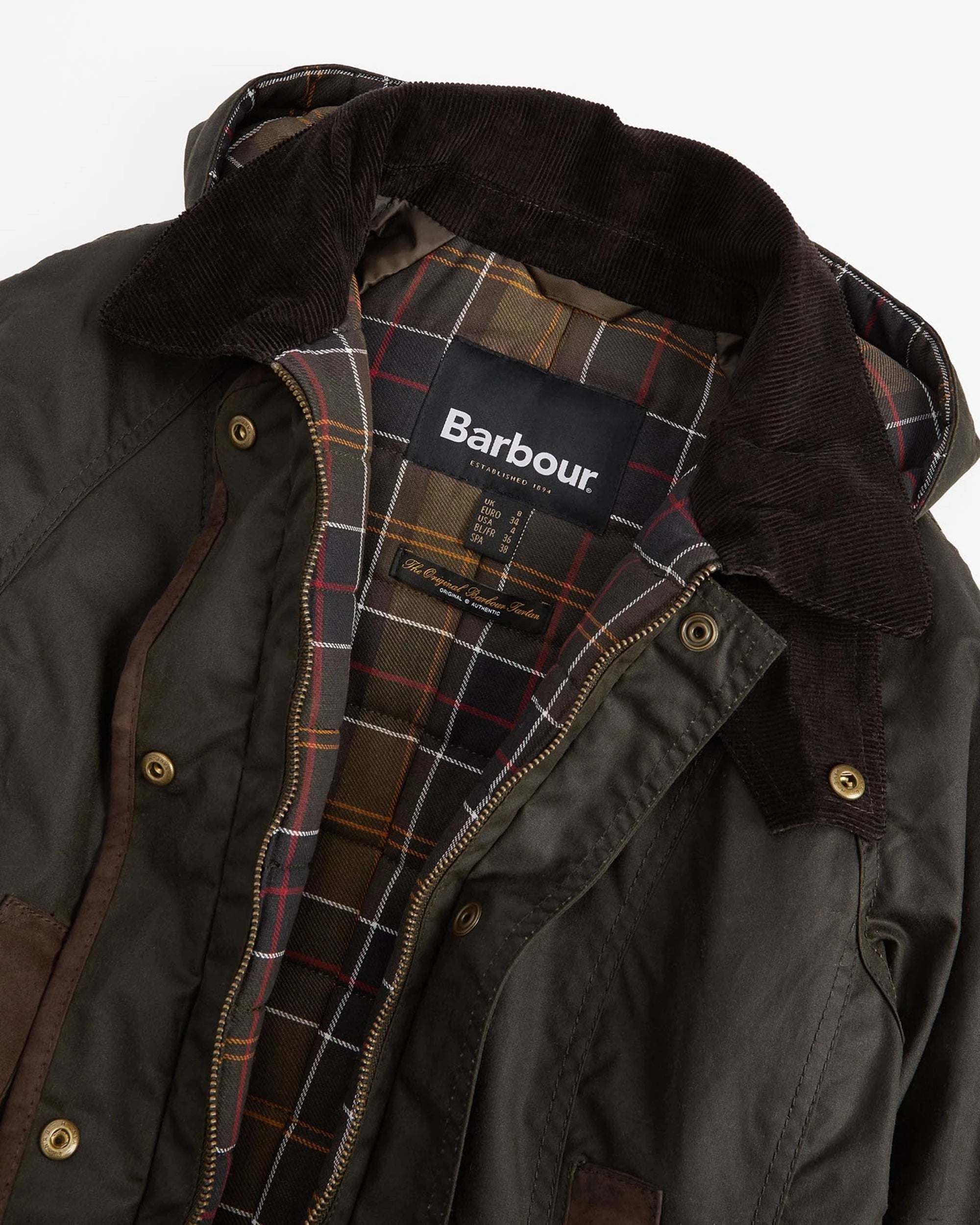 Bower Wax Jacket AW25 Barbour - Olive / Classic