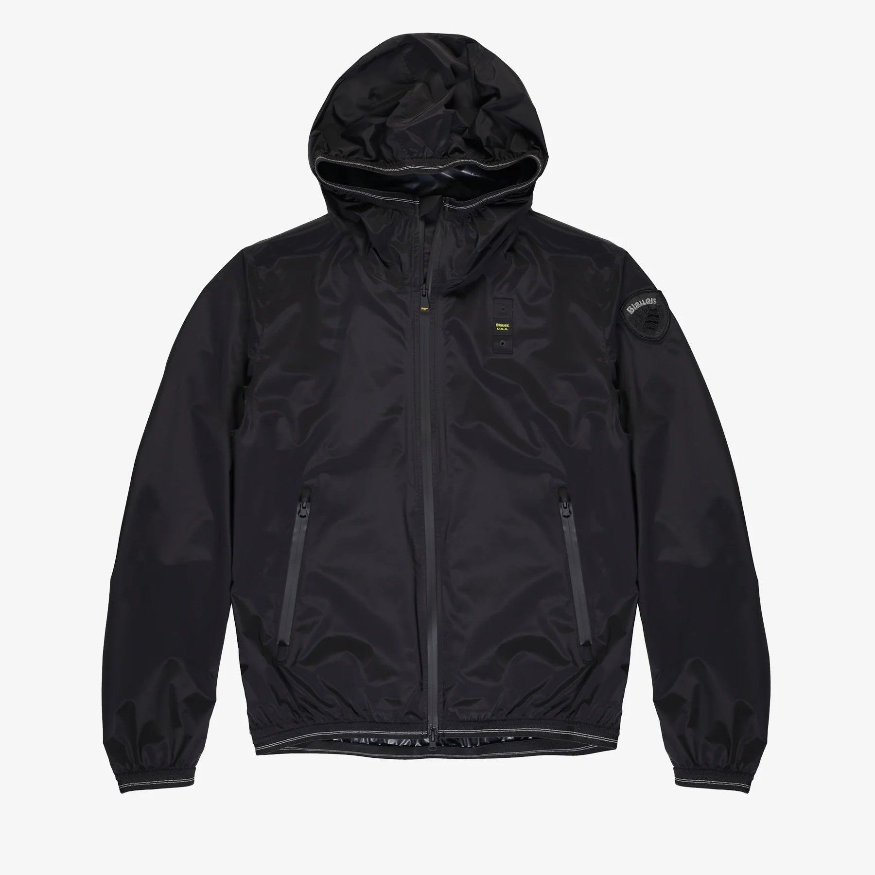 Taped Seams Windbreaker Farrin Blauer - Black