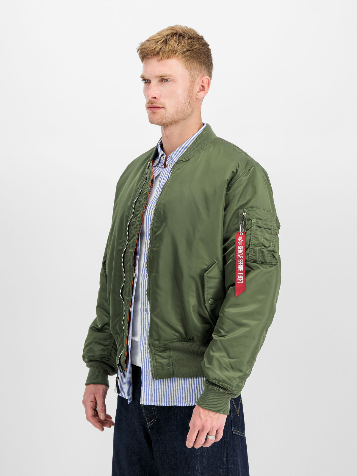 Alpha Industries – MA-1 Heritage Bomber Jacket – Sage-Green