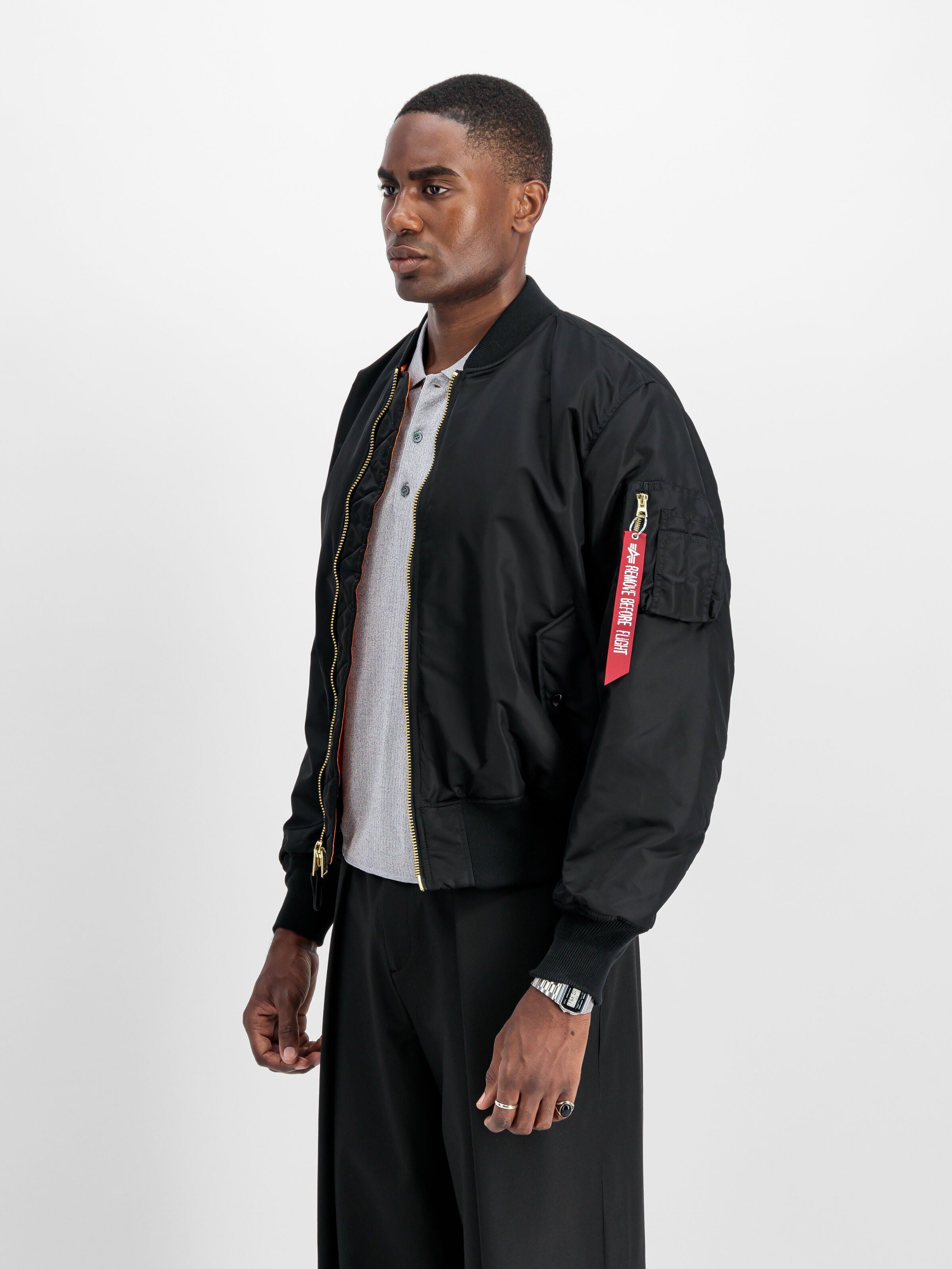MA-1 Heritage Bomber Jacket Alpha Industries AW25 - Black