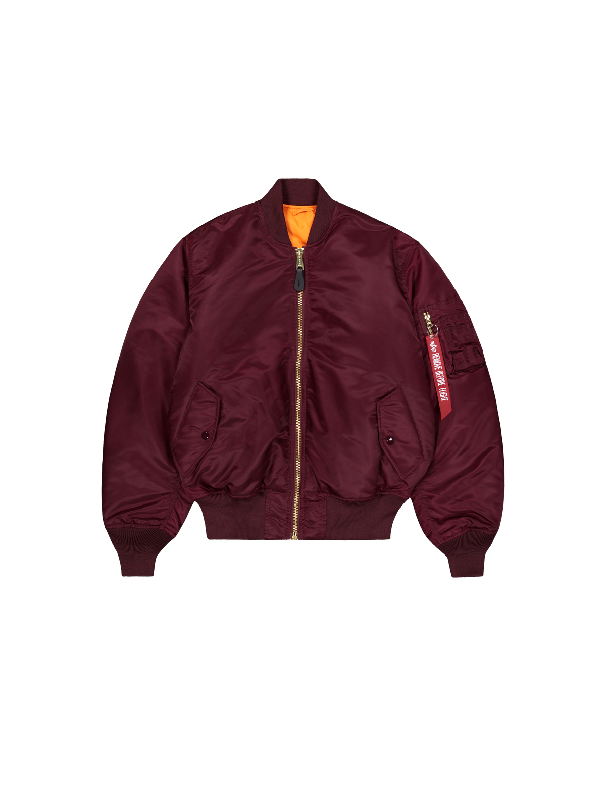 Alpha Industries – MA-1 Heritage Bomber Jacket – Dark Cherry