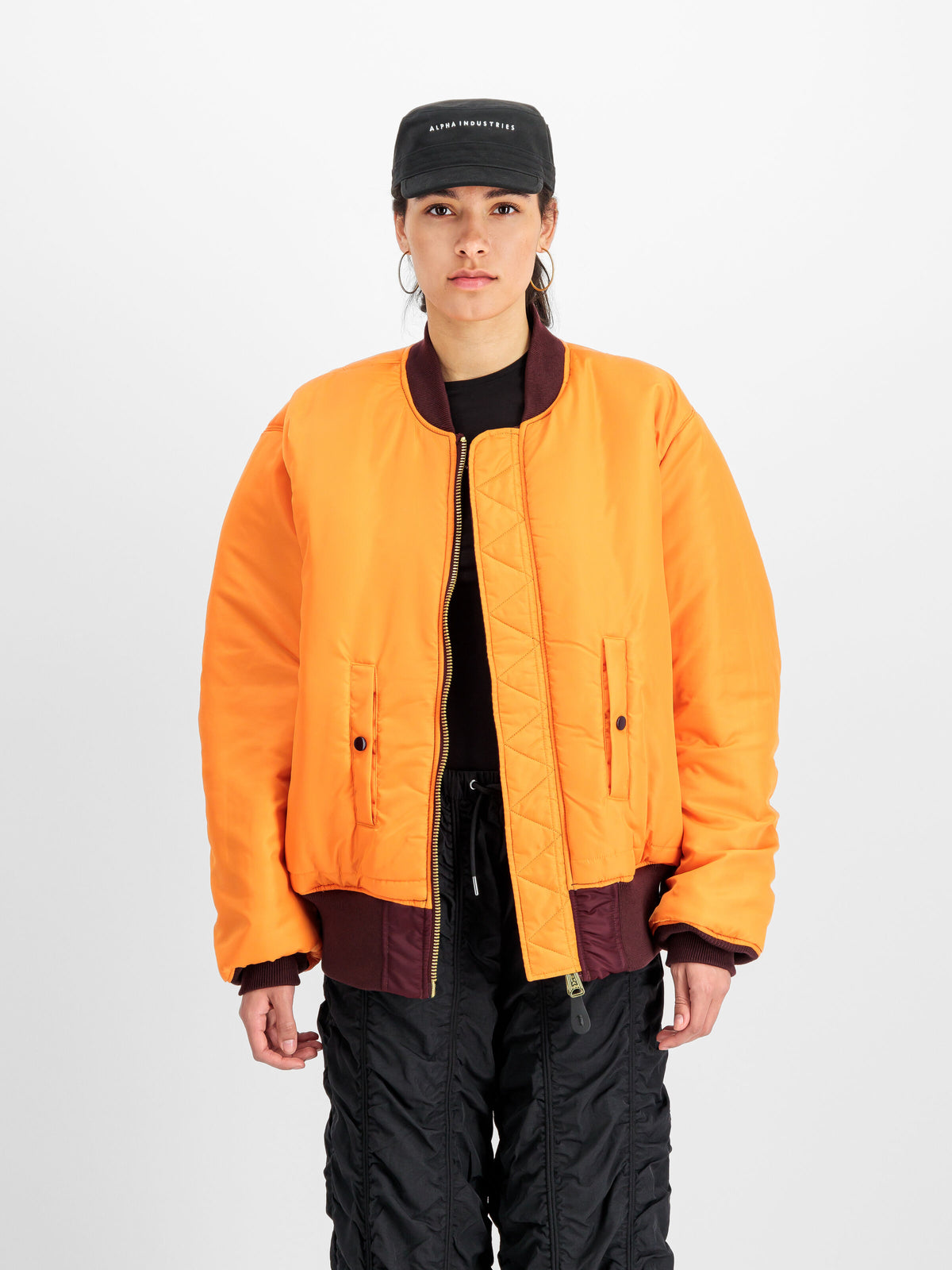 Alpha Industries – MA-1 Heritage Bomber Jacket – Dark Cherry
