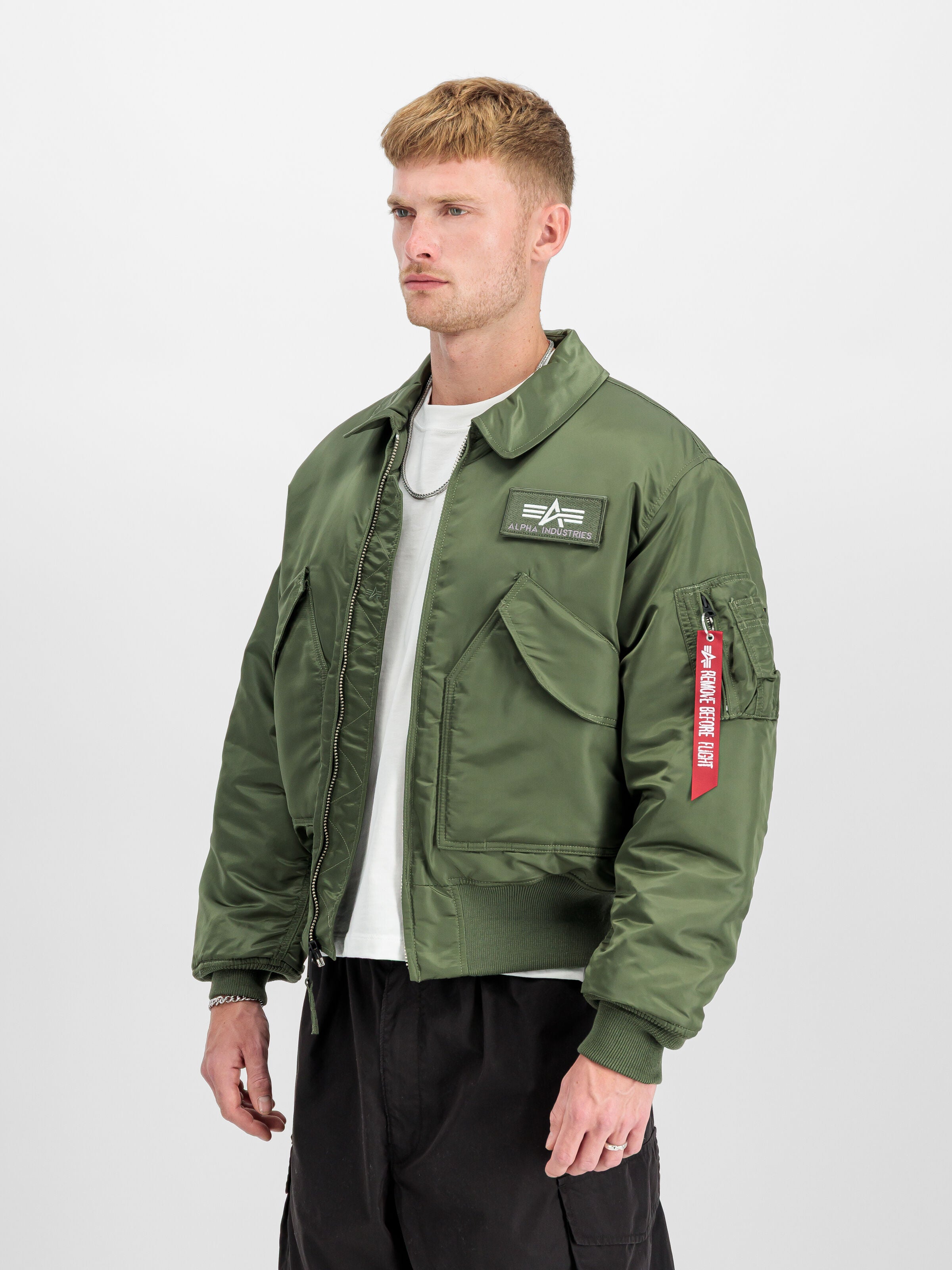 CWU-45 Heritage Bomber Jacket Alpha Industries AW25 - Sage Green