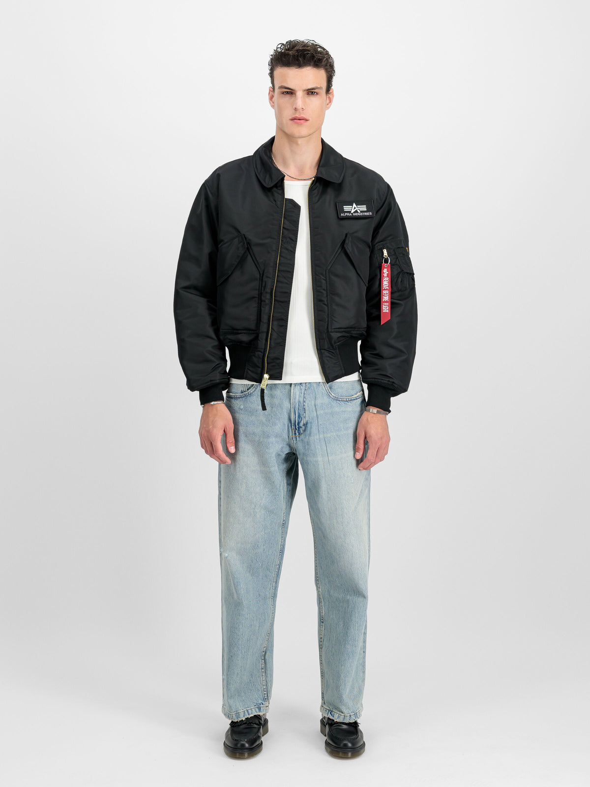 Alpha Industries – CWU-45 Heritage Bomber Jacket – Black