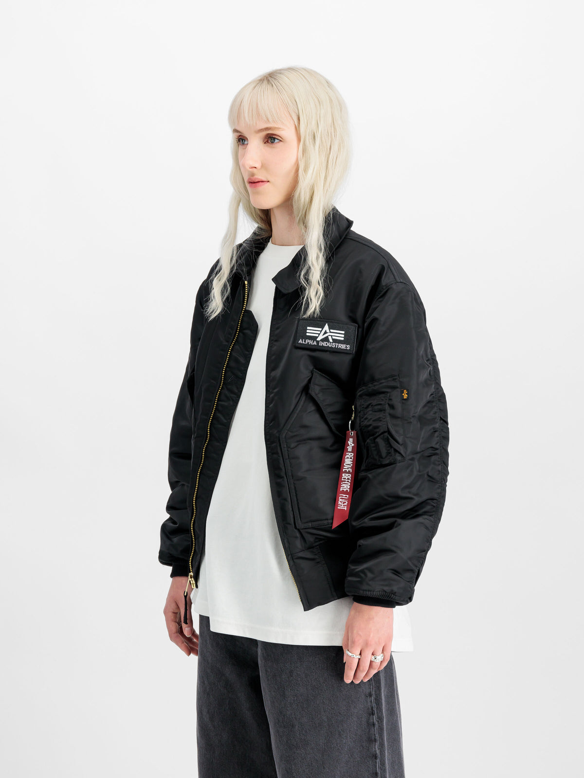 Alpha Industries – CWU-45 Heritage Bomber Jacket – Black