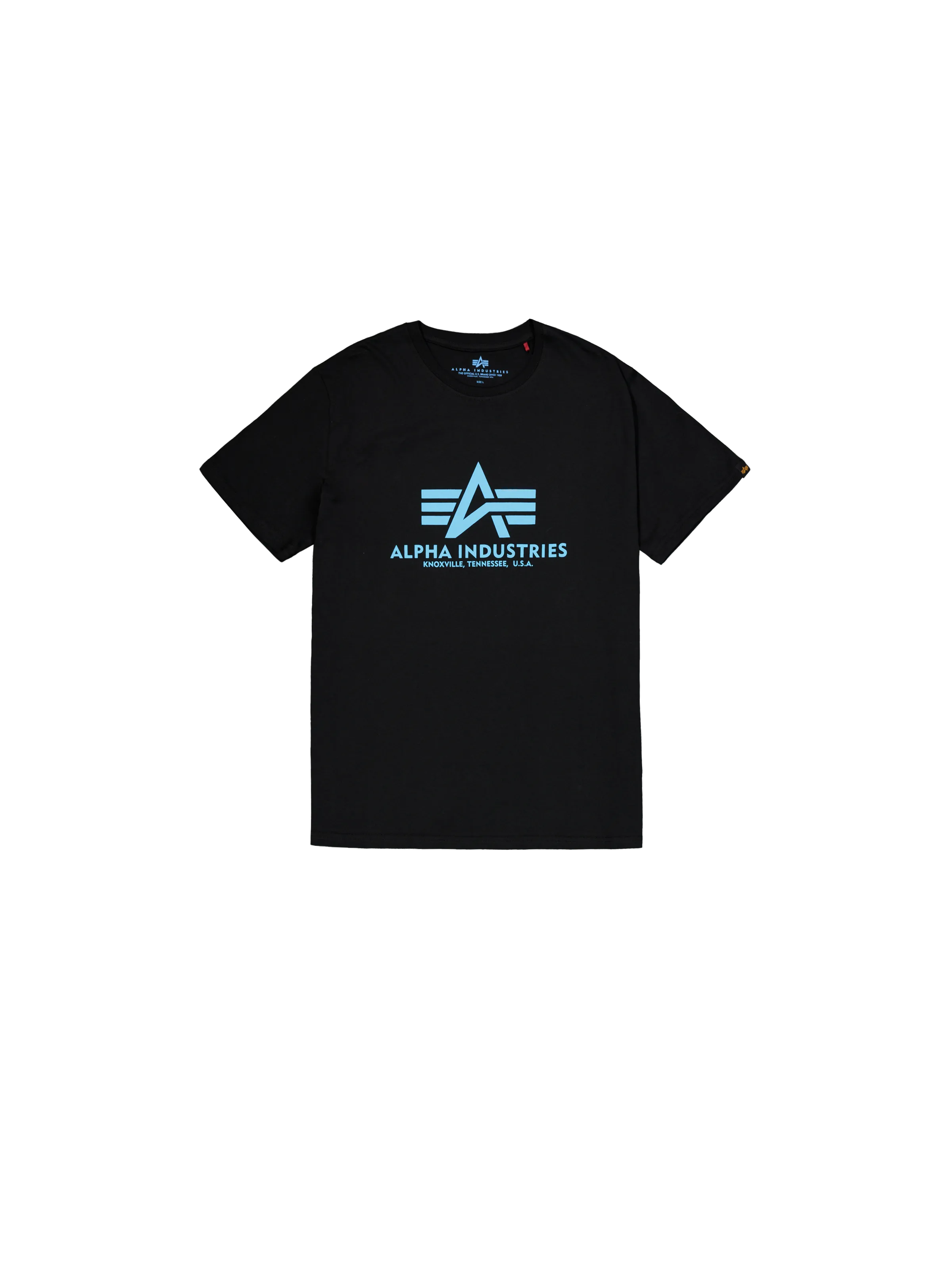 Basic Big Logo T-Shirt Alpha Industries - Black / Blue