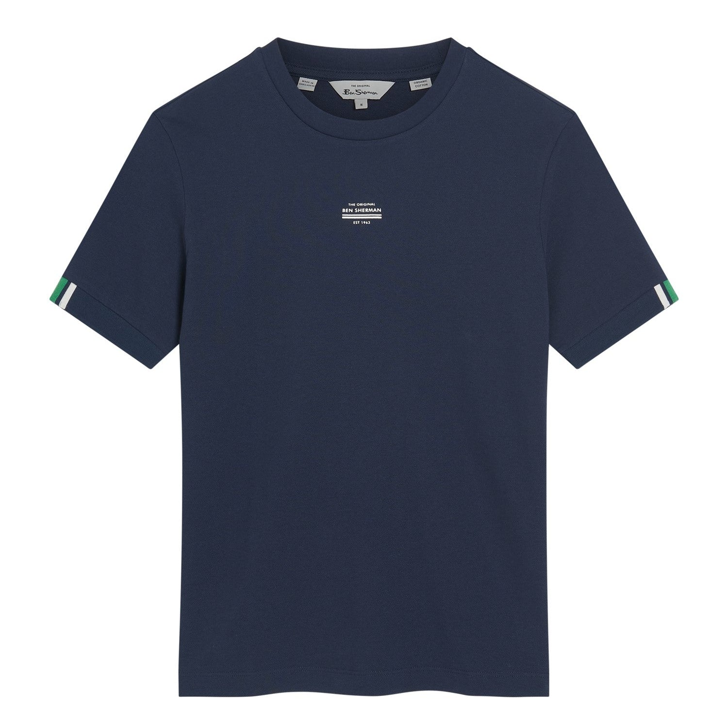 Tipped Pique Tee Ben Sherman - Dark Navy
