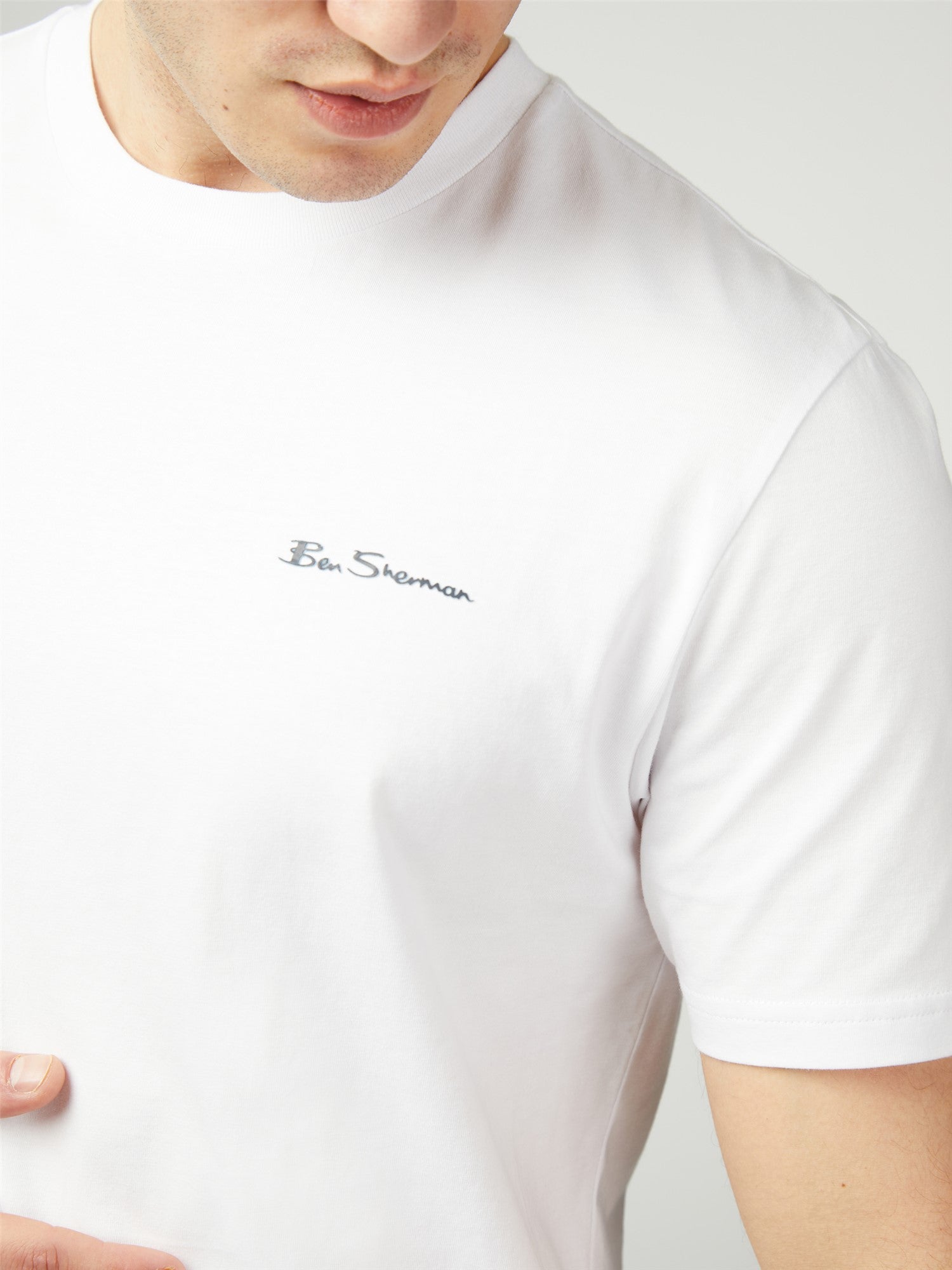 Signature Logo Tee Ben Sherman - White