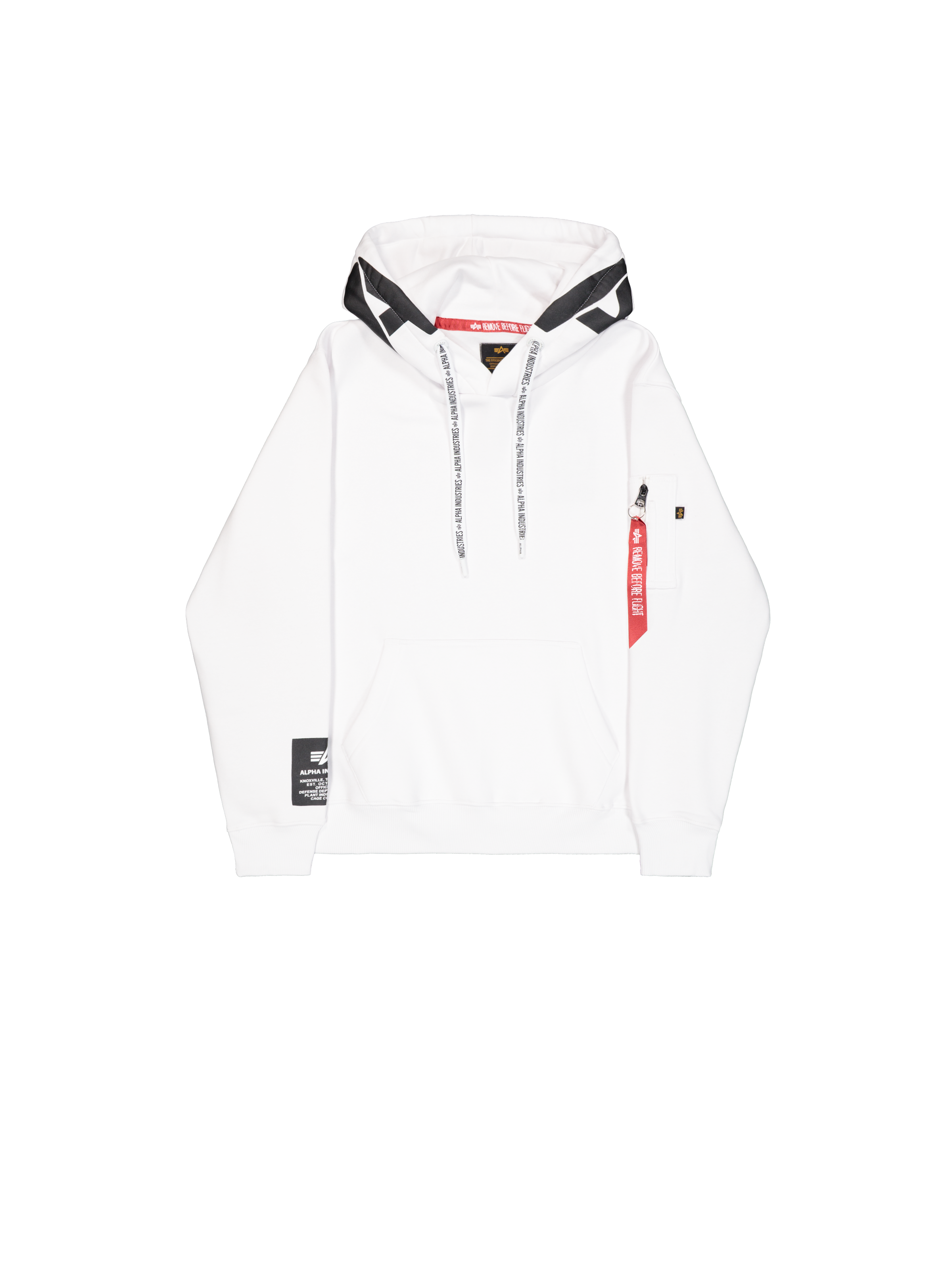 Alpha Hoodie Alpha Industries AW25 - White / Black