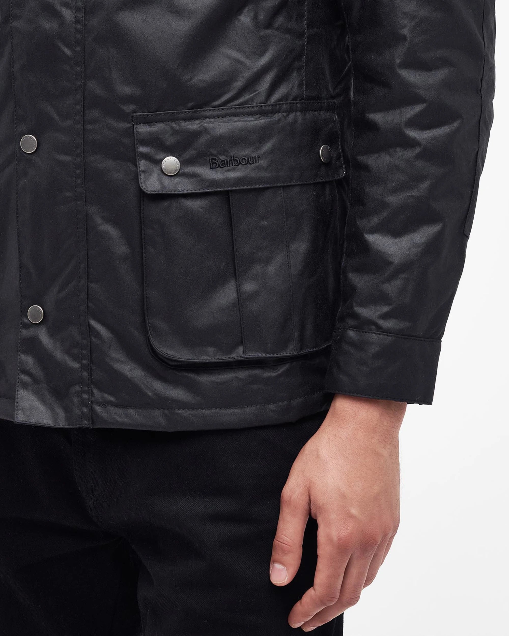 Duke Wax Jacket AW25 Barbour International - Black