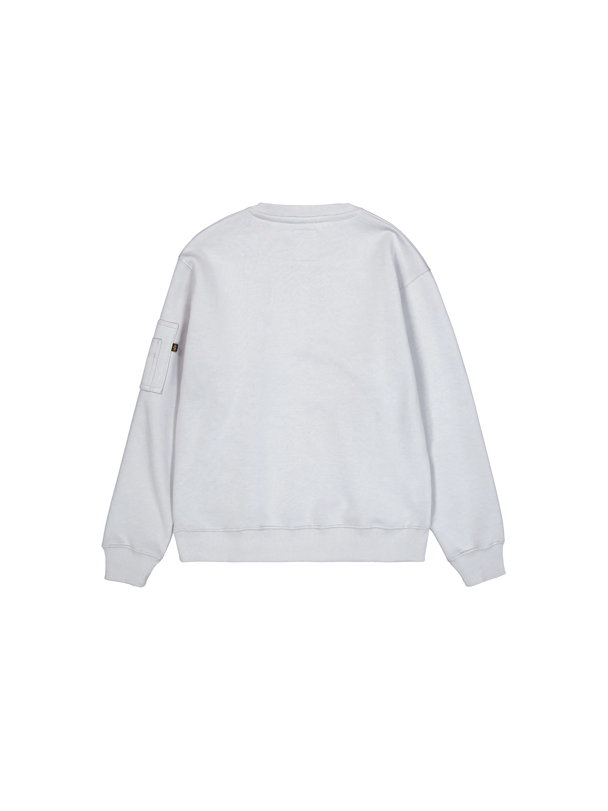 Satin Logo Sweatshirt Alpha Industries AW25 - Pastel Grey
