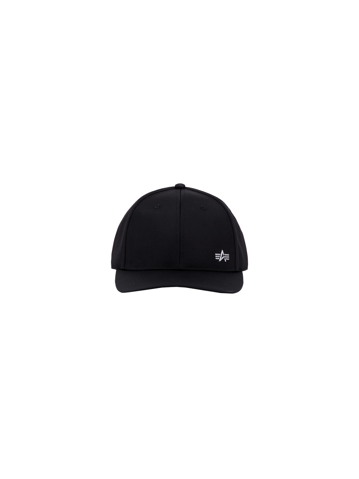Alpha Industries – Metal Label Cap – Black/Metalsilver