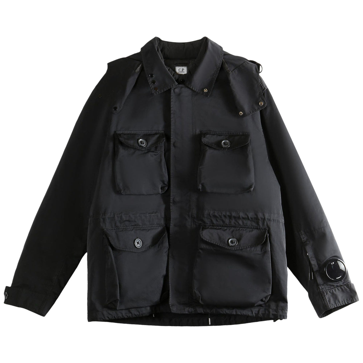 C.P. Company Outerwear Medium Jacket Micro Kei Black