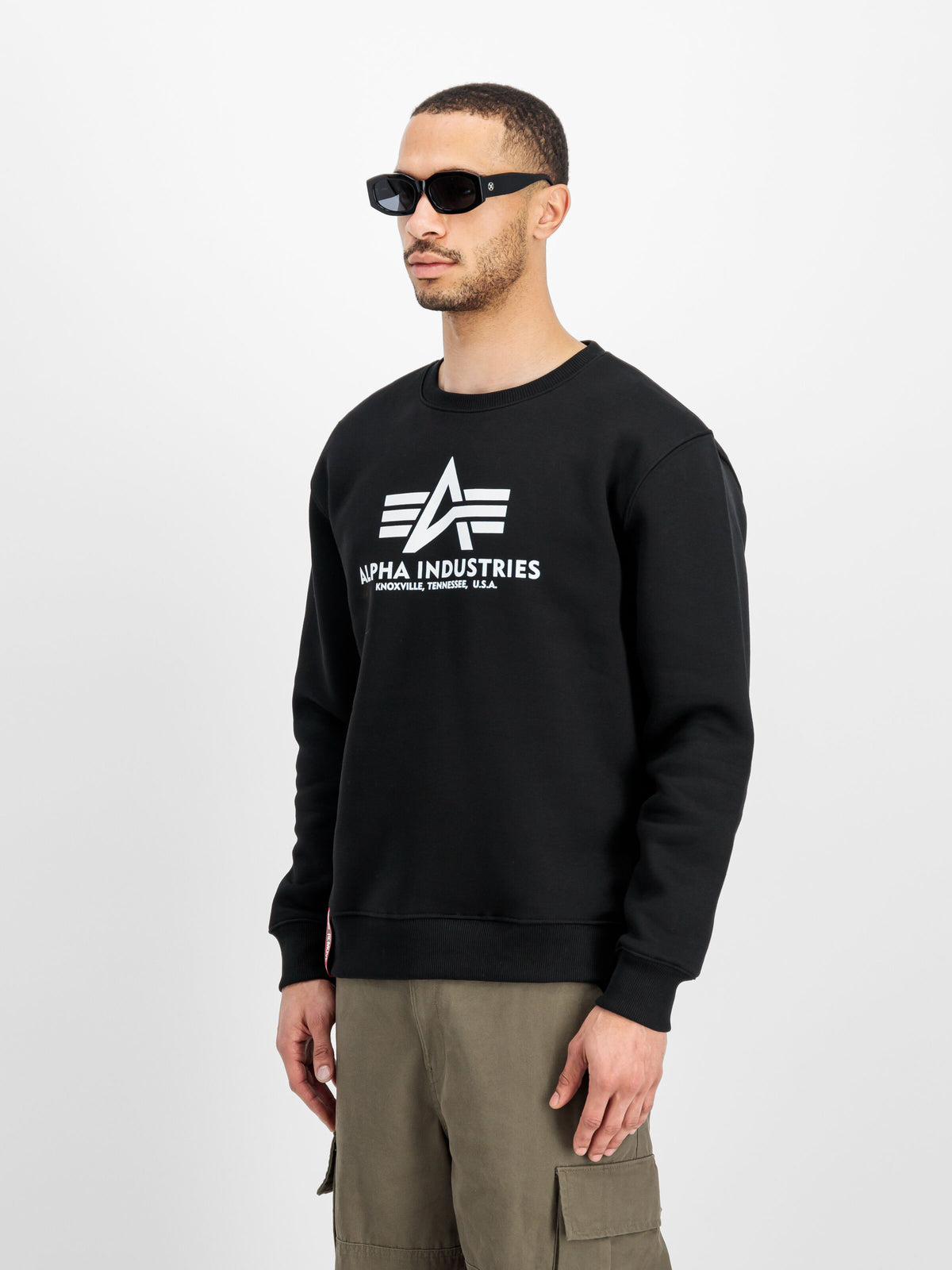 Alpha Industries – Basic Big Logo Sweatshirt – Black