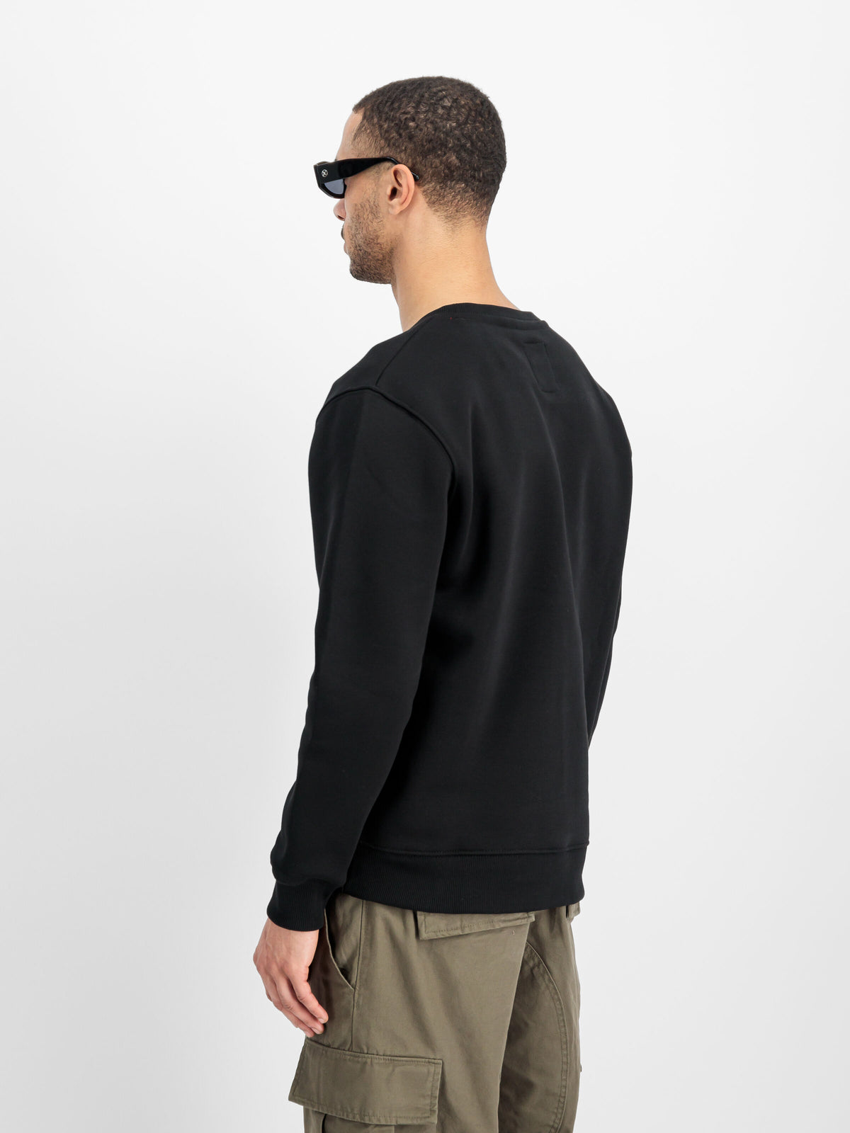 Alpha Industries – Basic Big Logo Sweatshirt – Black