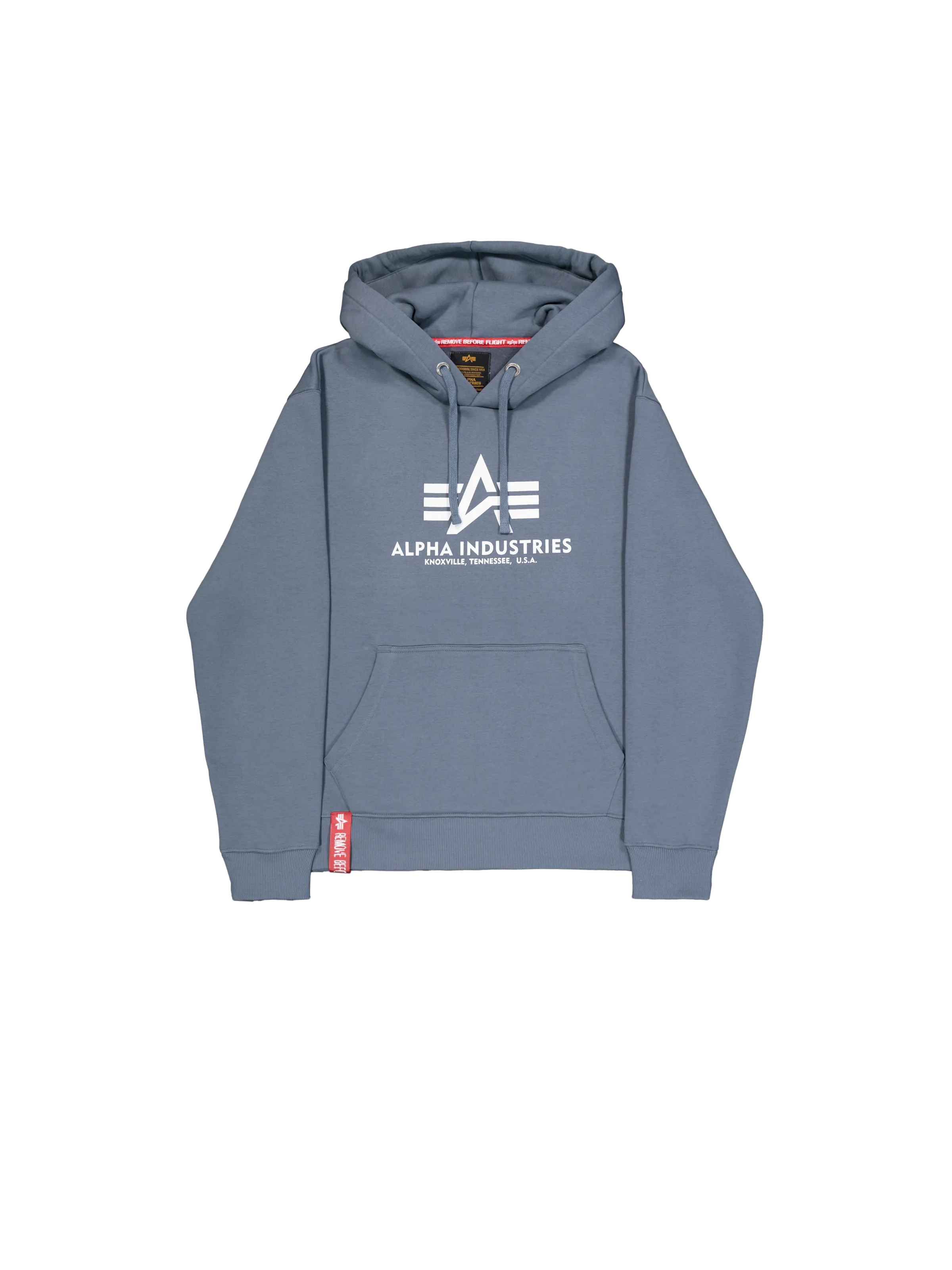 Basic Big Logo Hoodie Alpha Industries AW25 - Denim Blue