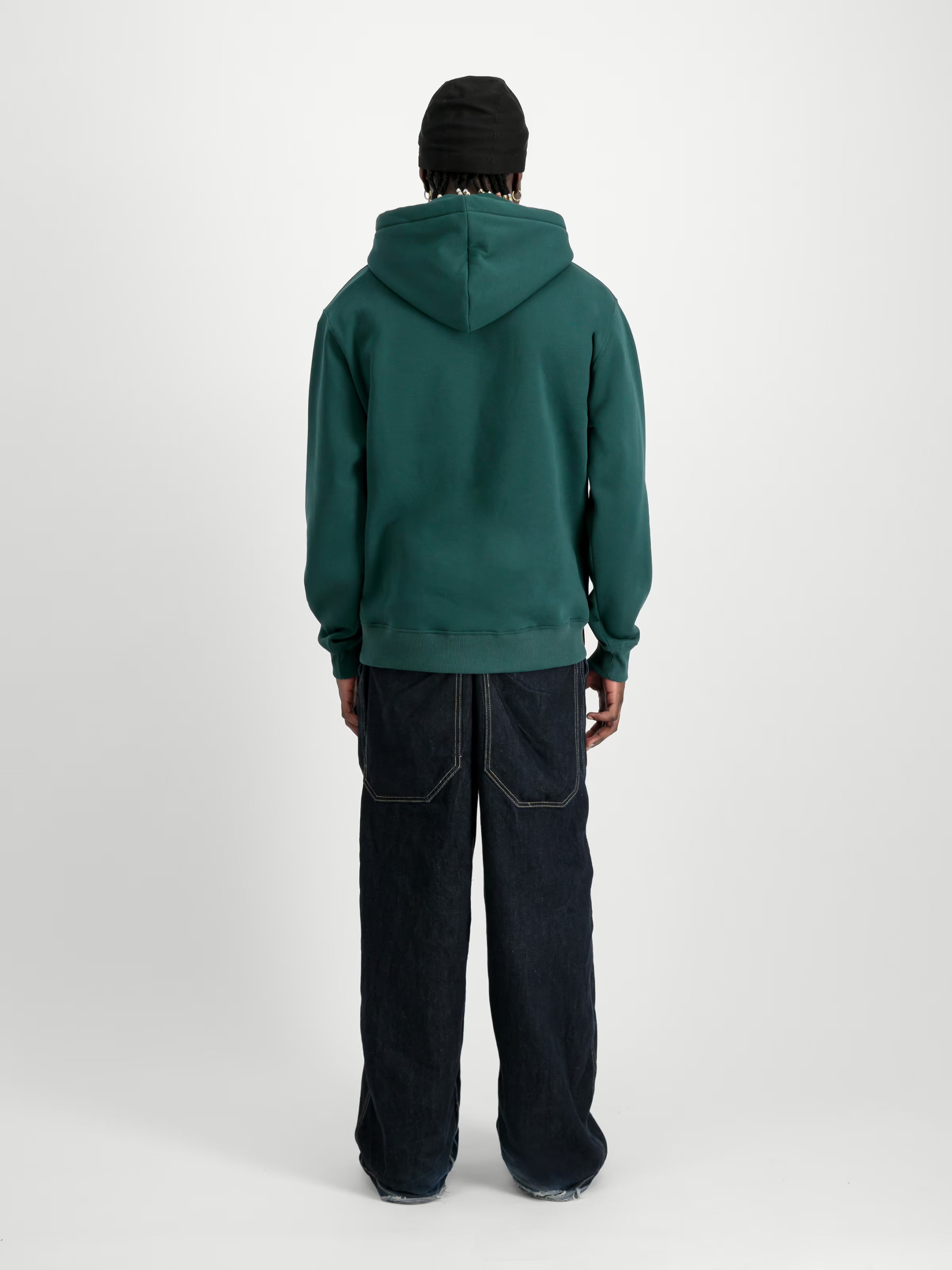 Basic Big Logo Hoodie Alpha Industries AW25 - Force Green