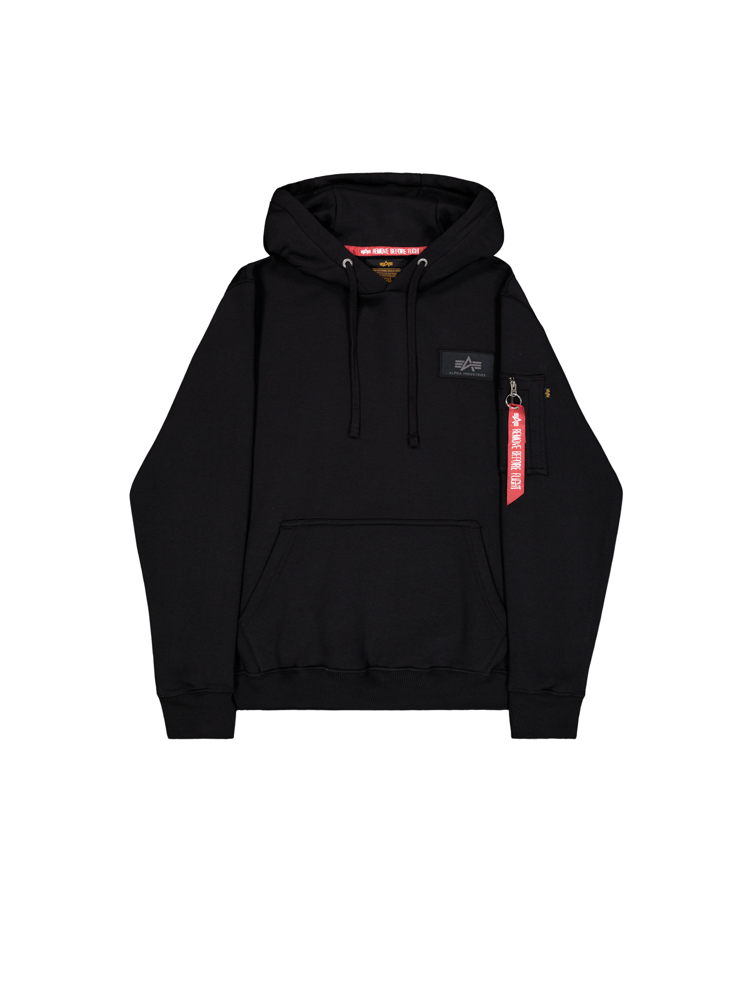 Backprint Hoodie Alpha Industries AW25 - Black