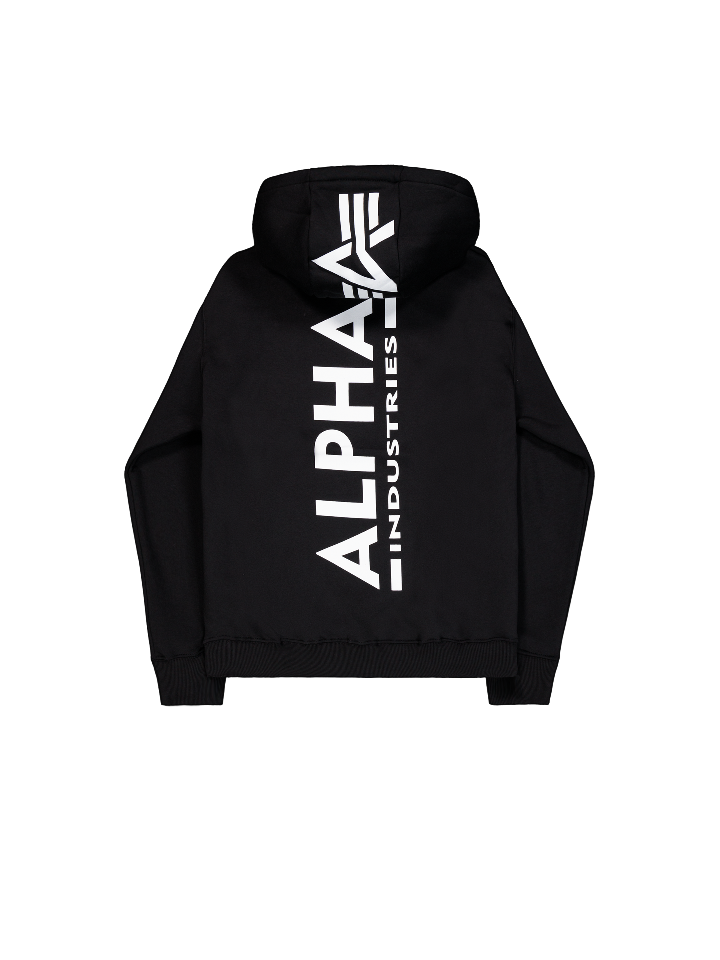 Backprint Hoodie Alpha Industries AW25 - Black