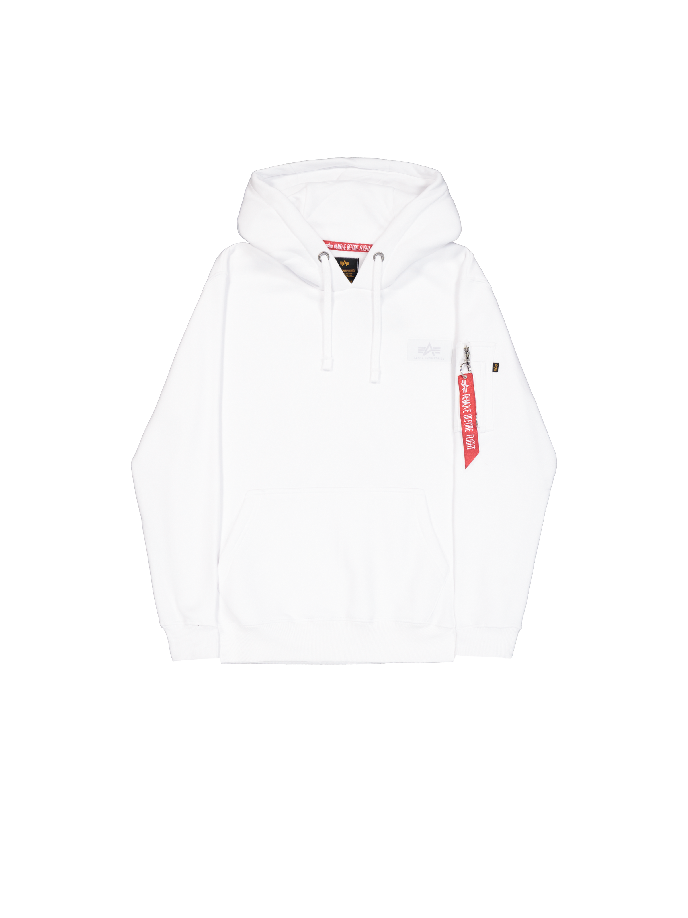 Backprint Hoodie Alpha Industries AW25 - White