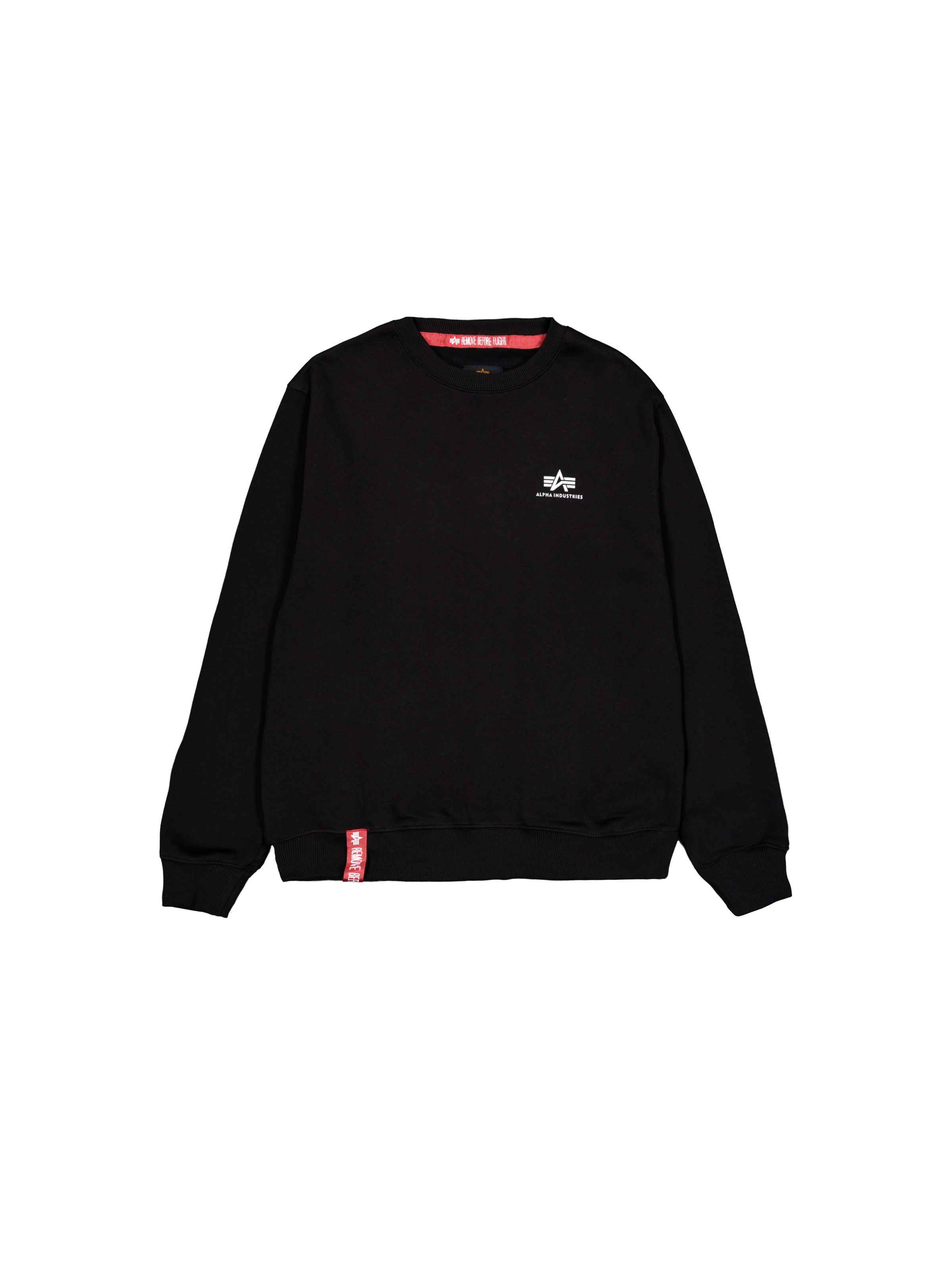 Basic Small Logo Sweatshirt Alpha Industries AW25 - Black