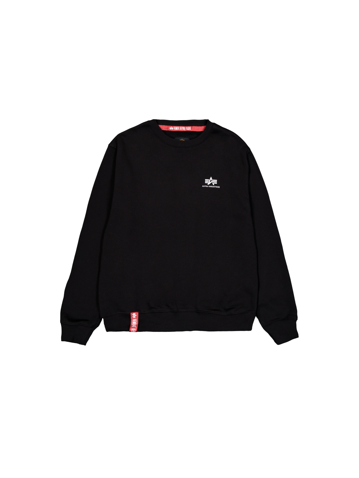 Alpha Industries – Basic Small Logo Sweatshirt – Black