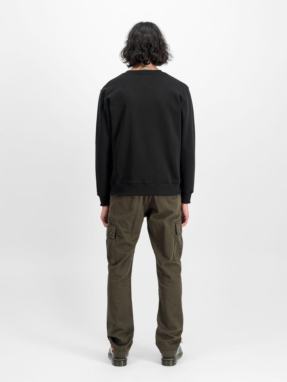 Alpha Industries – Basic Small Logo Sweatshirt – Black