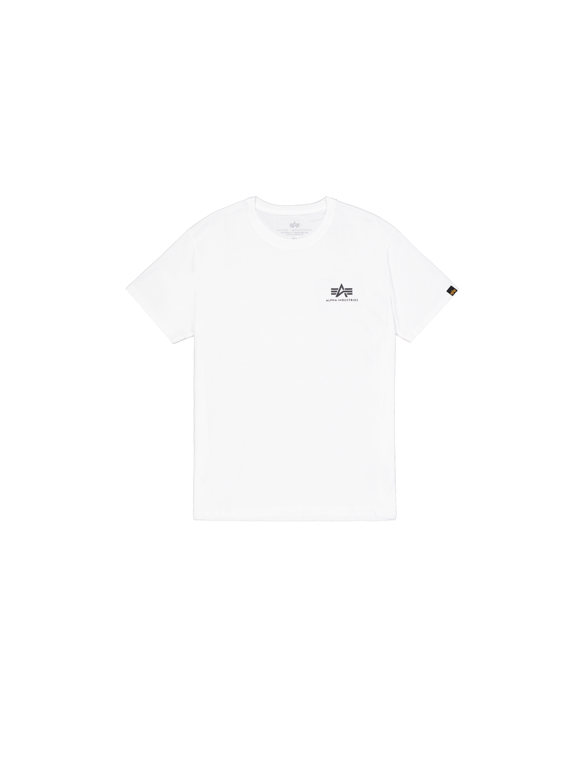 Basic Small Logo T-Shirt Alpha Industries - White
