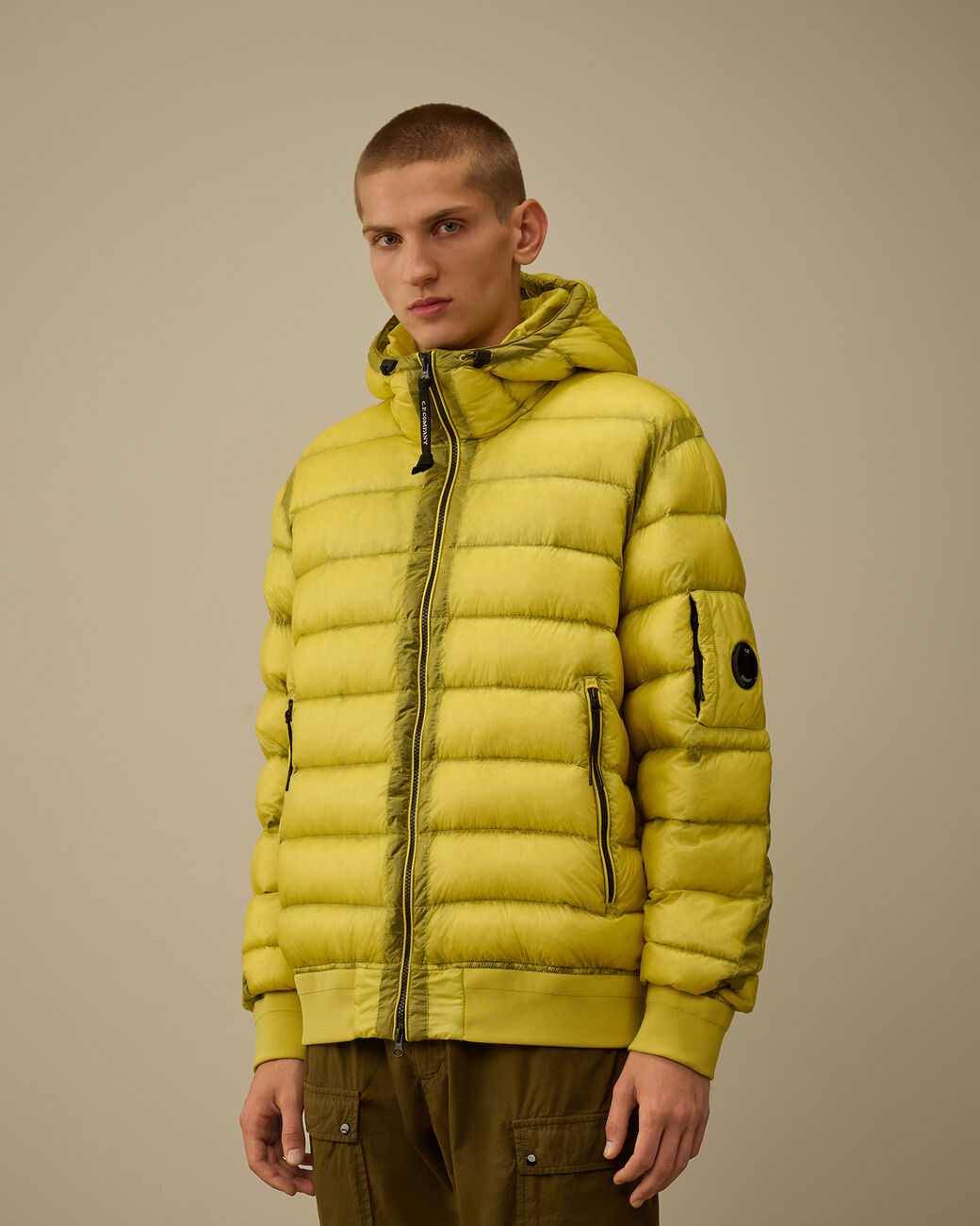 D.D. Shell Hooded Down Jacket CP Company® AW25 - Green Sheen