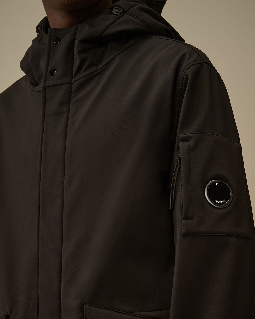 C.P. Shell-R Hooded Parka CP Company® AW25 - Black