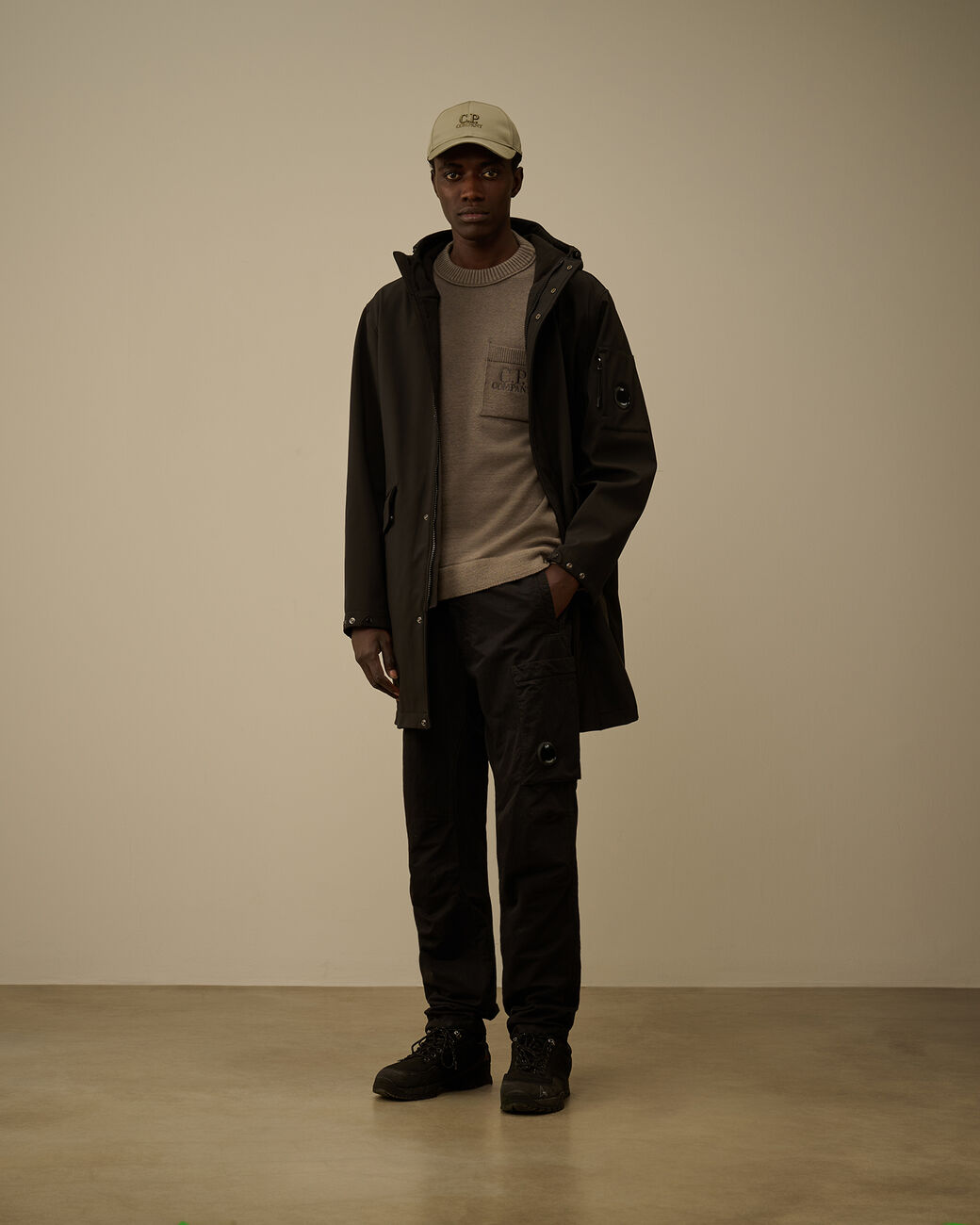 C.P. Shell-R Hooded Parka CP Company® AW25 - Black