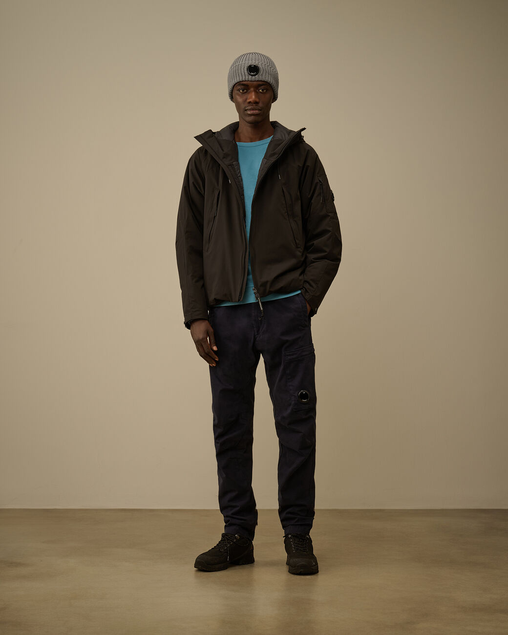 Pro-Tek Hooded Padded Jacket CP Company® AW25 - Black