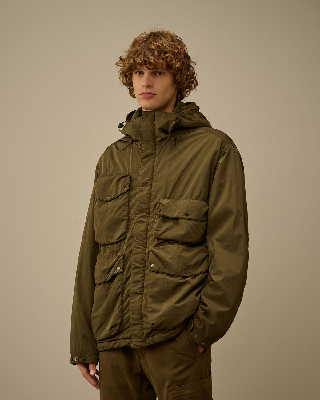 Chrome-R Goggle Jacket CP Company® AW25 - Ivy Green