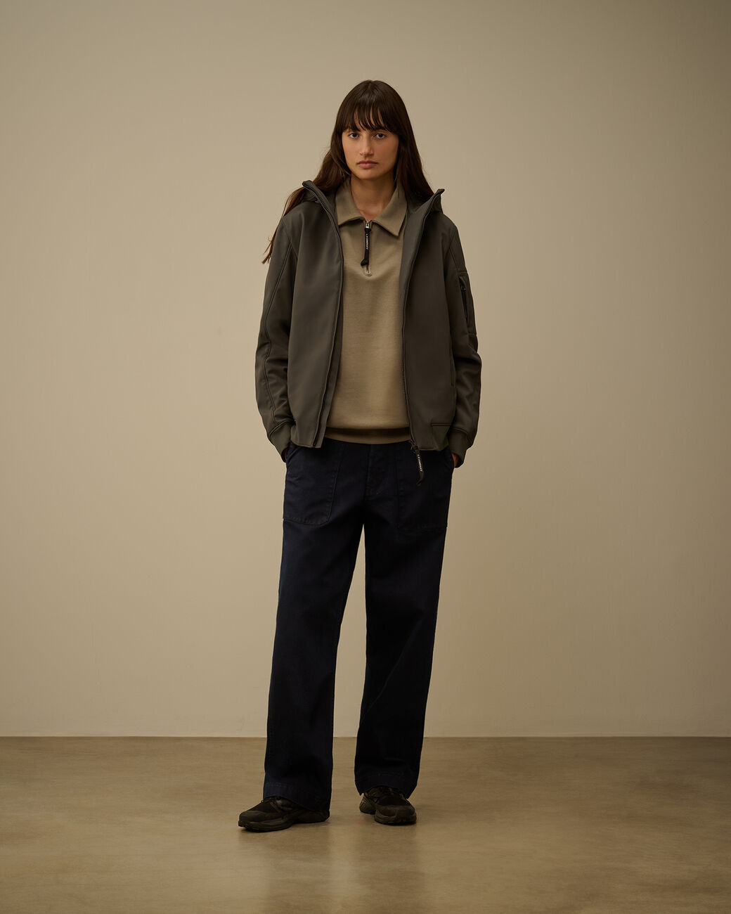 C.P. Shell-R Hooded Jacket CP Company® AW25 - Black