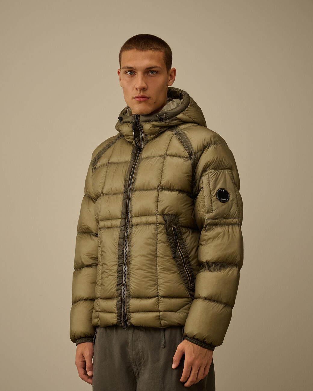 D.D. Shell Hooded Down Jacket CP Company® AW25 - Fallen Rock