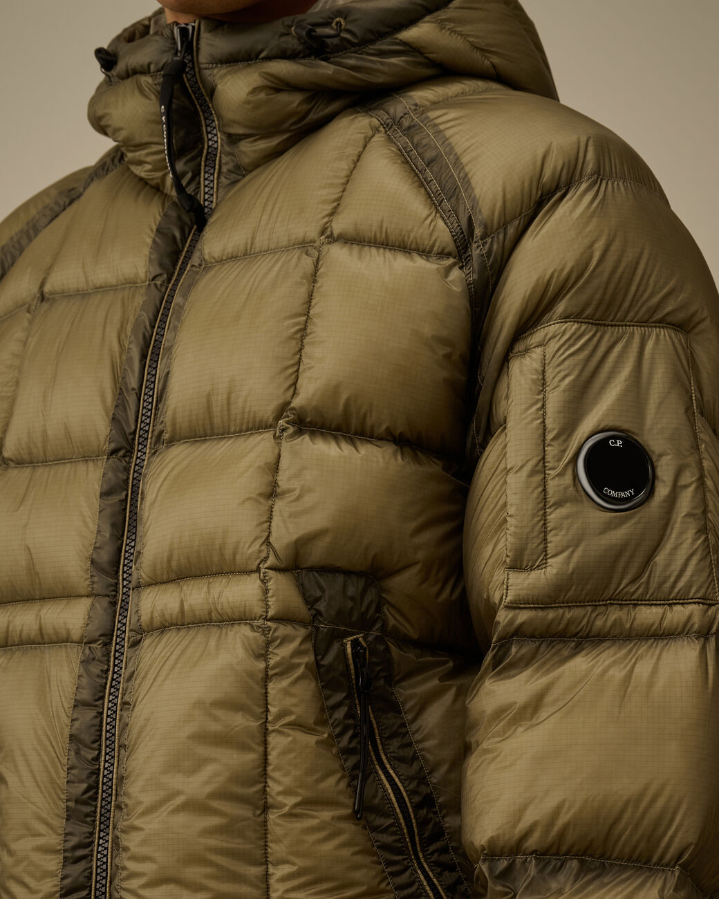 D.D. Shell Hooded Down Jacket CP Company® AW25 - Fallen Rock
