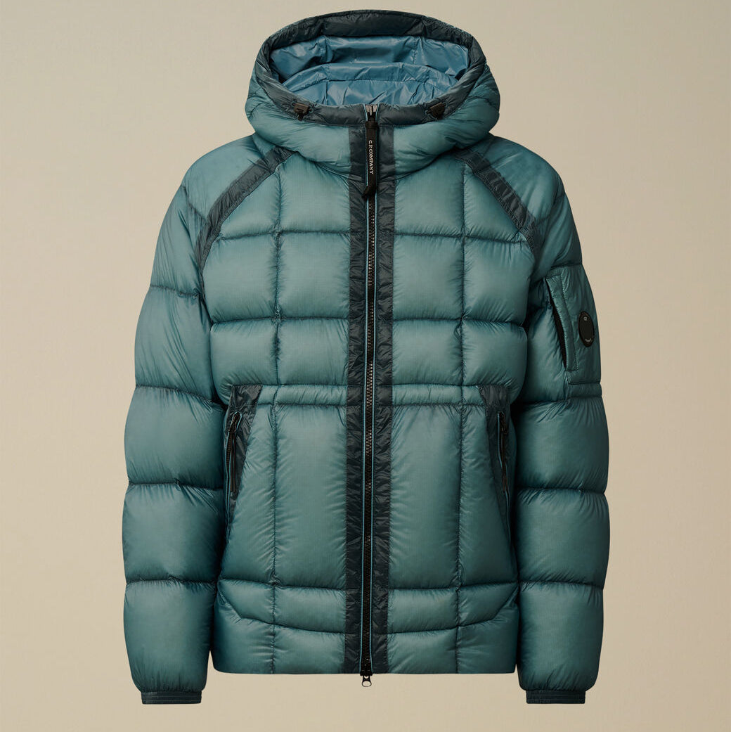 D.D. Shell Hooded Down Jacket CP Company® AW25 - Aegean Blue