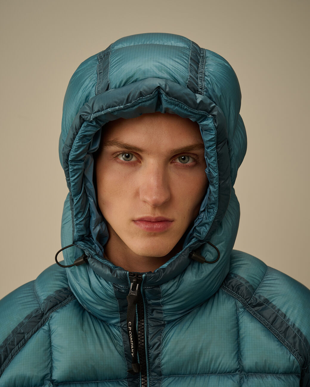 D.D. Shell Hooded Down Jacket CP Company® AW25 - Aegean Blue