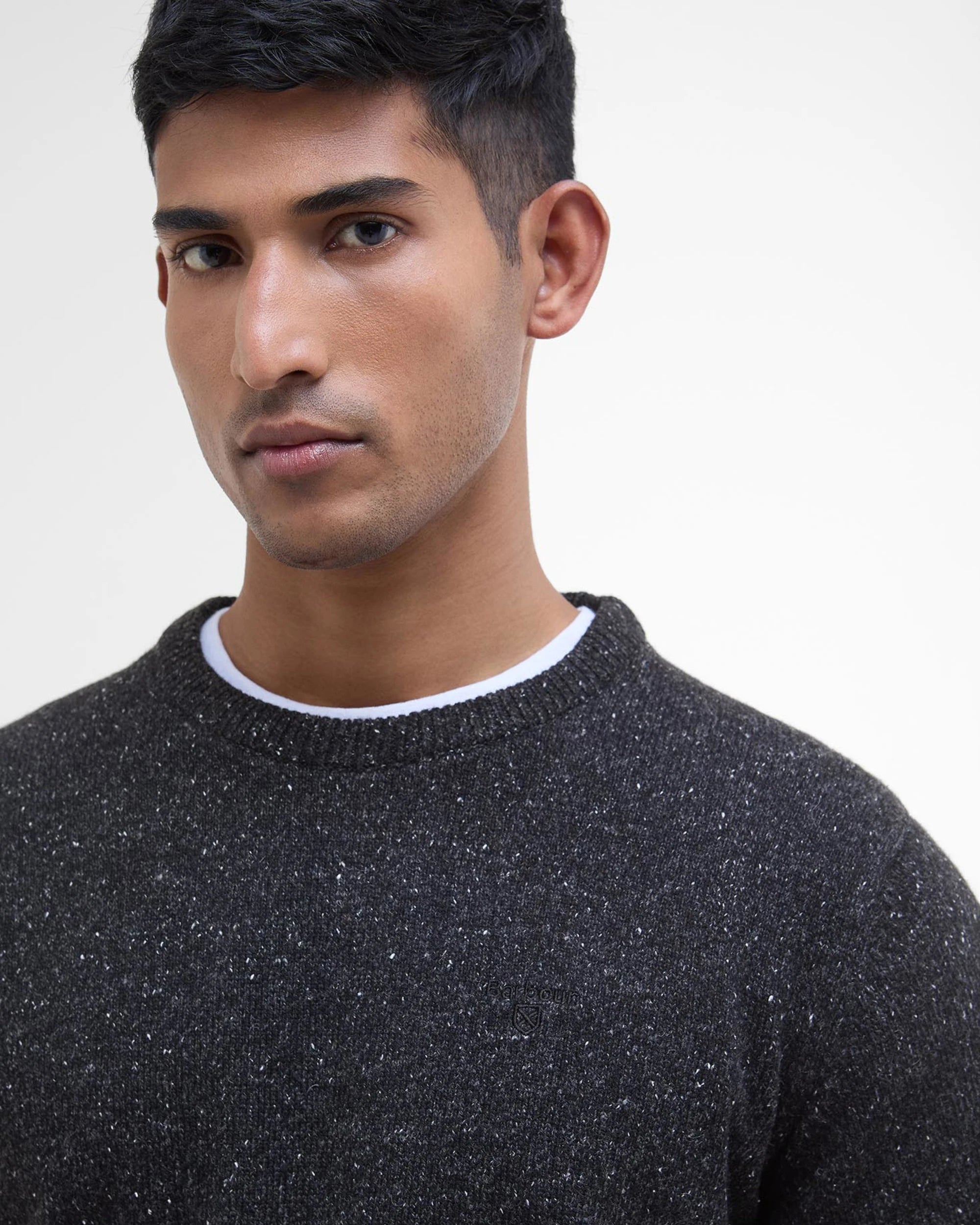 Essential Tisbury Crew AW25 Barbour - Black
