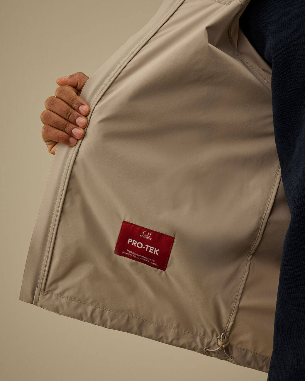 Pro-Tek Hooded Lens Jacket C.P. Company - Dove Grey
