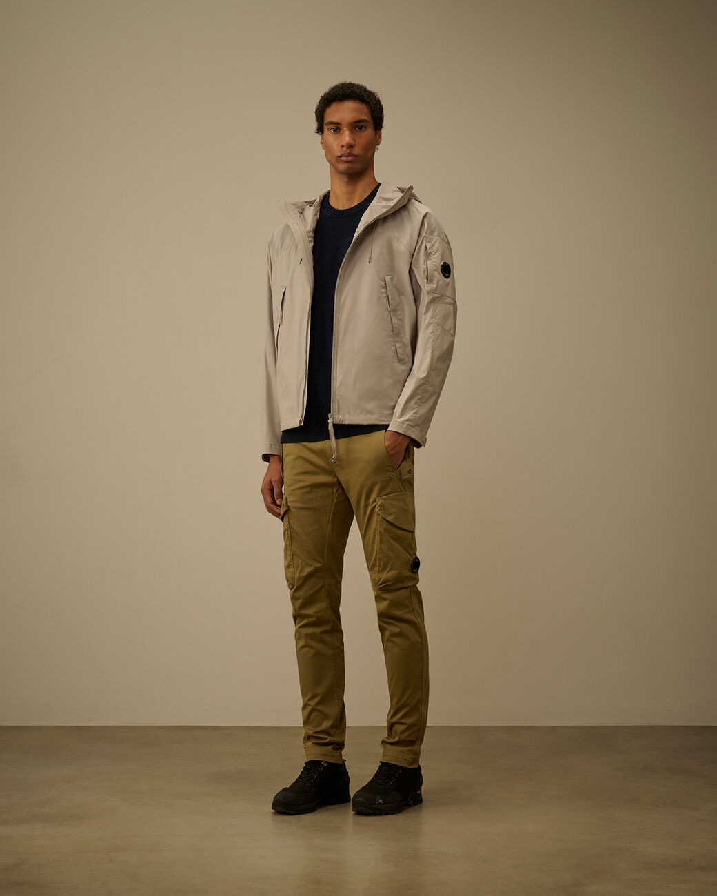 Pro-Tek Hooded Lens Jacket C.P. Company - Dove Grey